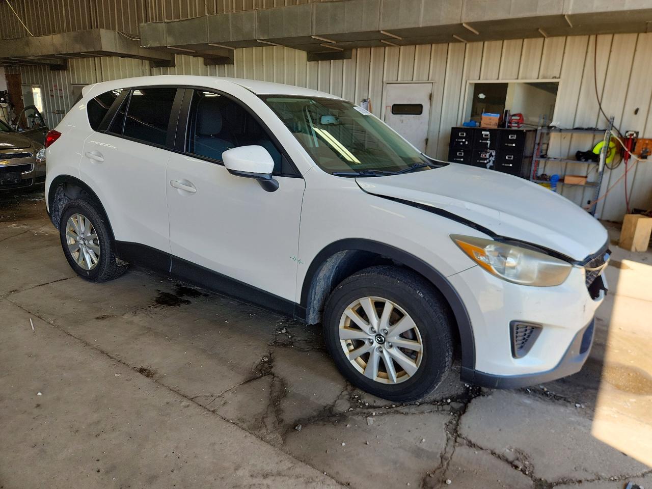 2014 Mazda Cx-5 Sport White vin: JM3KE2BEXE0336767