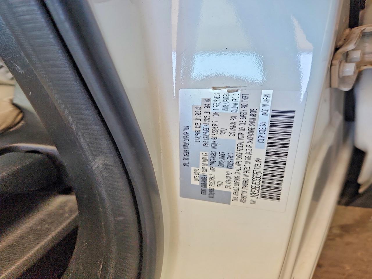 2014 Mazda Cx-5 Sport White vin: JM3KE2BEXE0336767