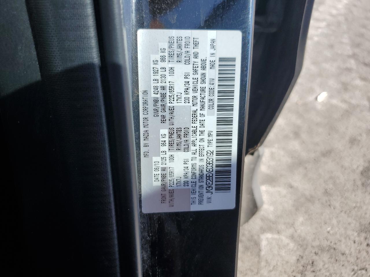 2014 Mazda Cx-5 Sport Черный vin: JM3KE2BEXE0363192