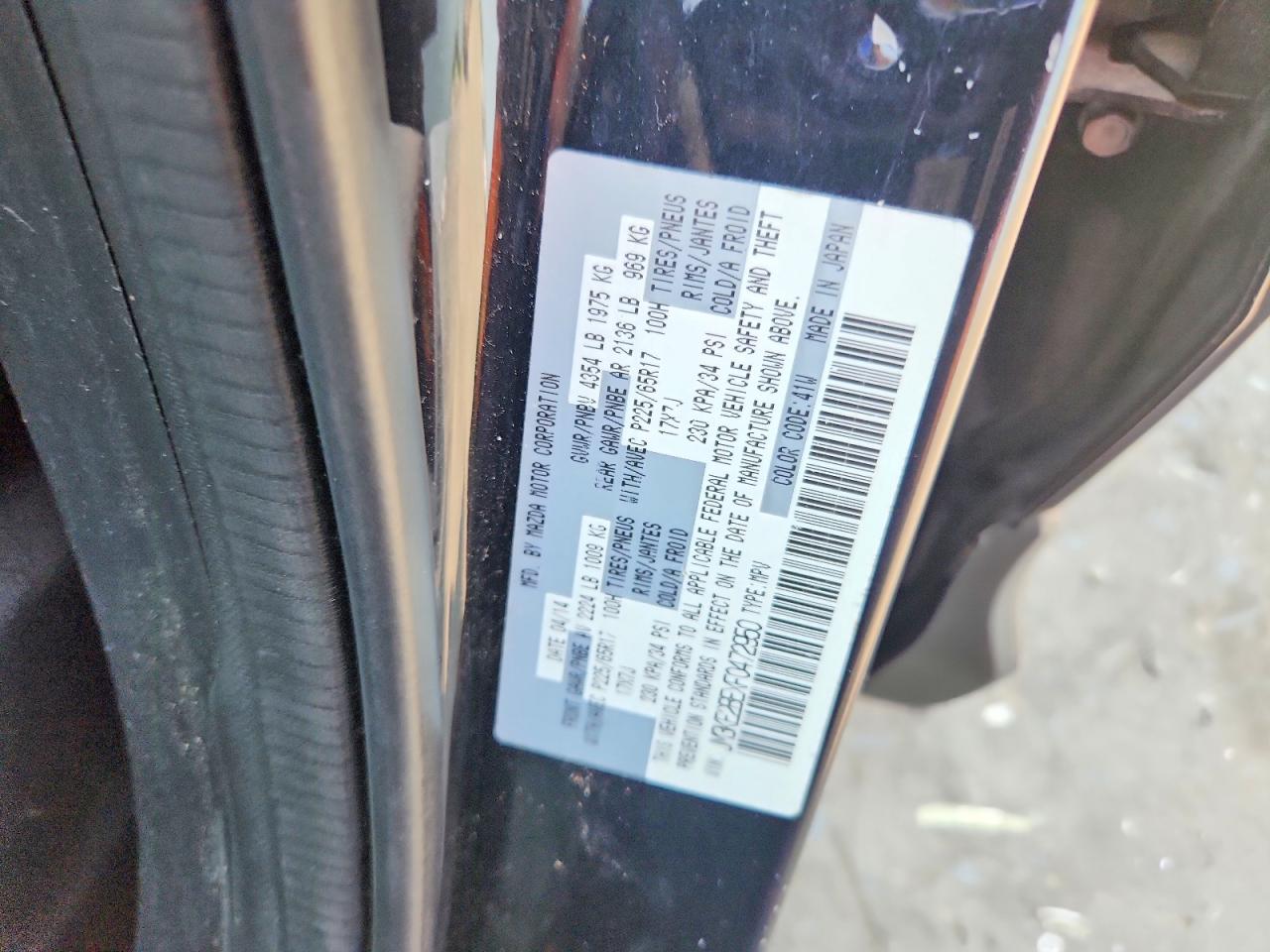 2015 Mazda Cx-5 Sport Черный vin: JM3KE2BEXF0472950