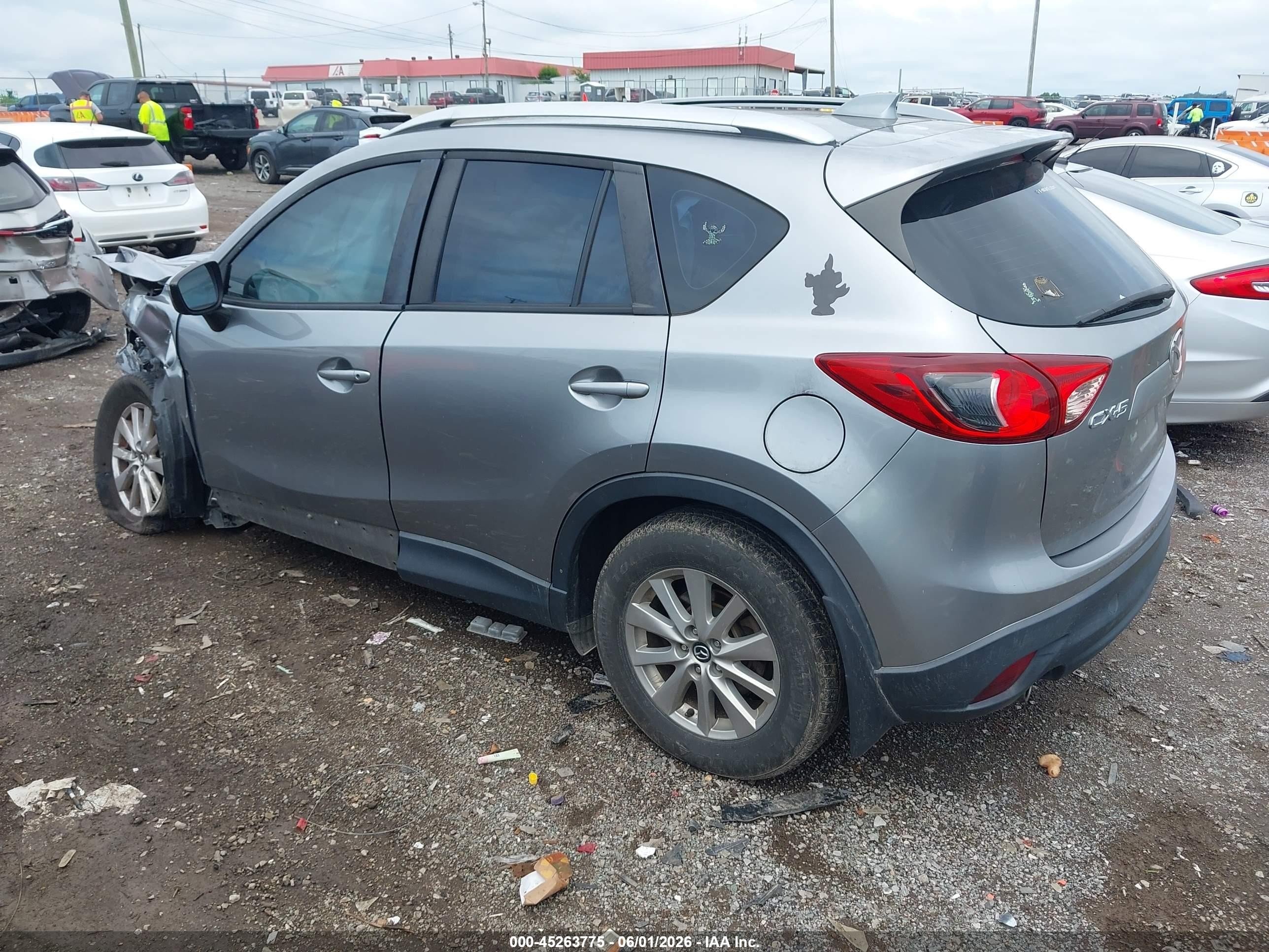 2015 Mazda Cx-5 Sport Gray vin: JM3KE2BEXF0490798