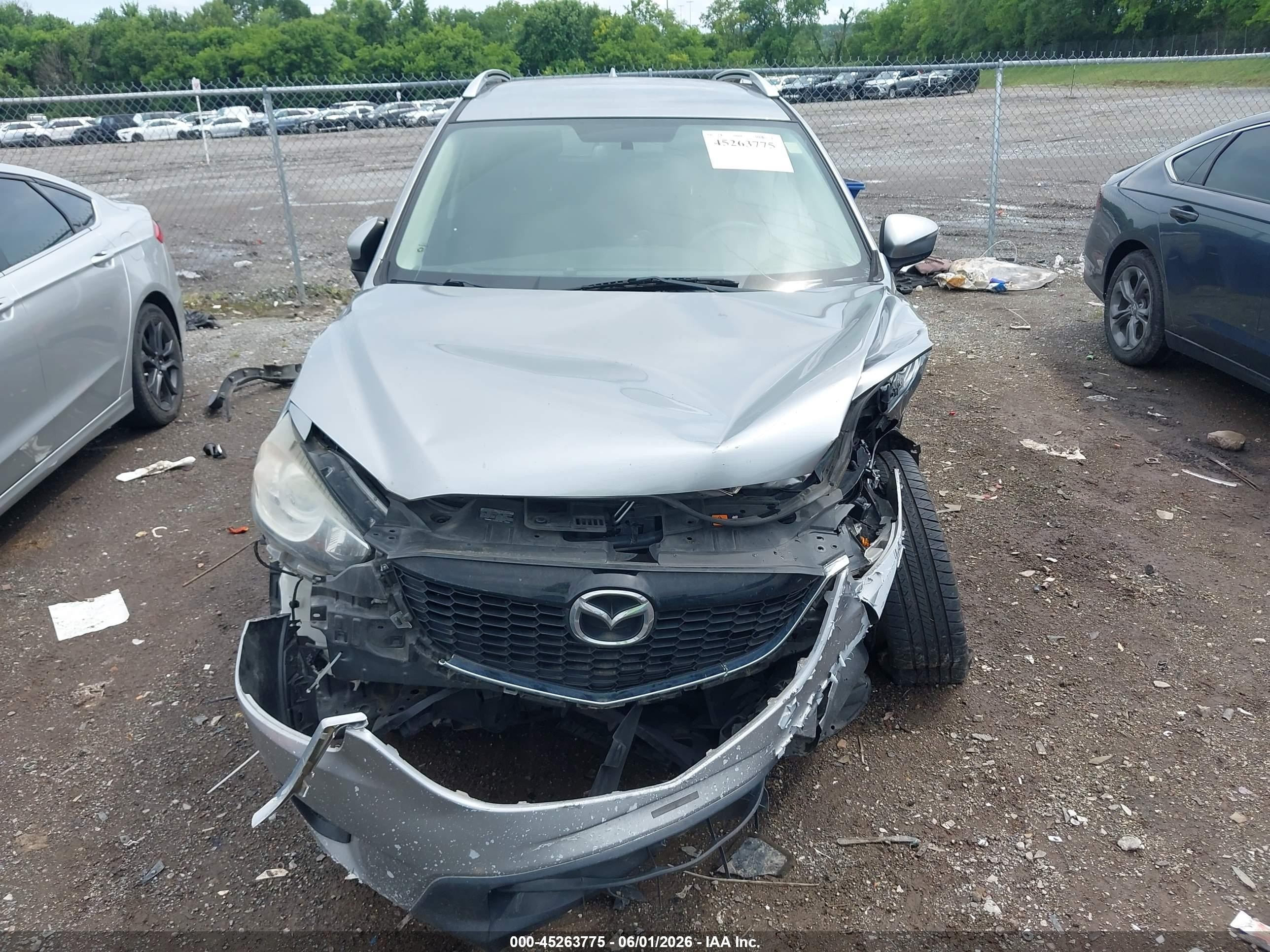 2015 Mazda Cx-5 Sport Gray vin: JM3KE2BEXF0490798