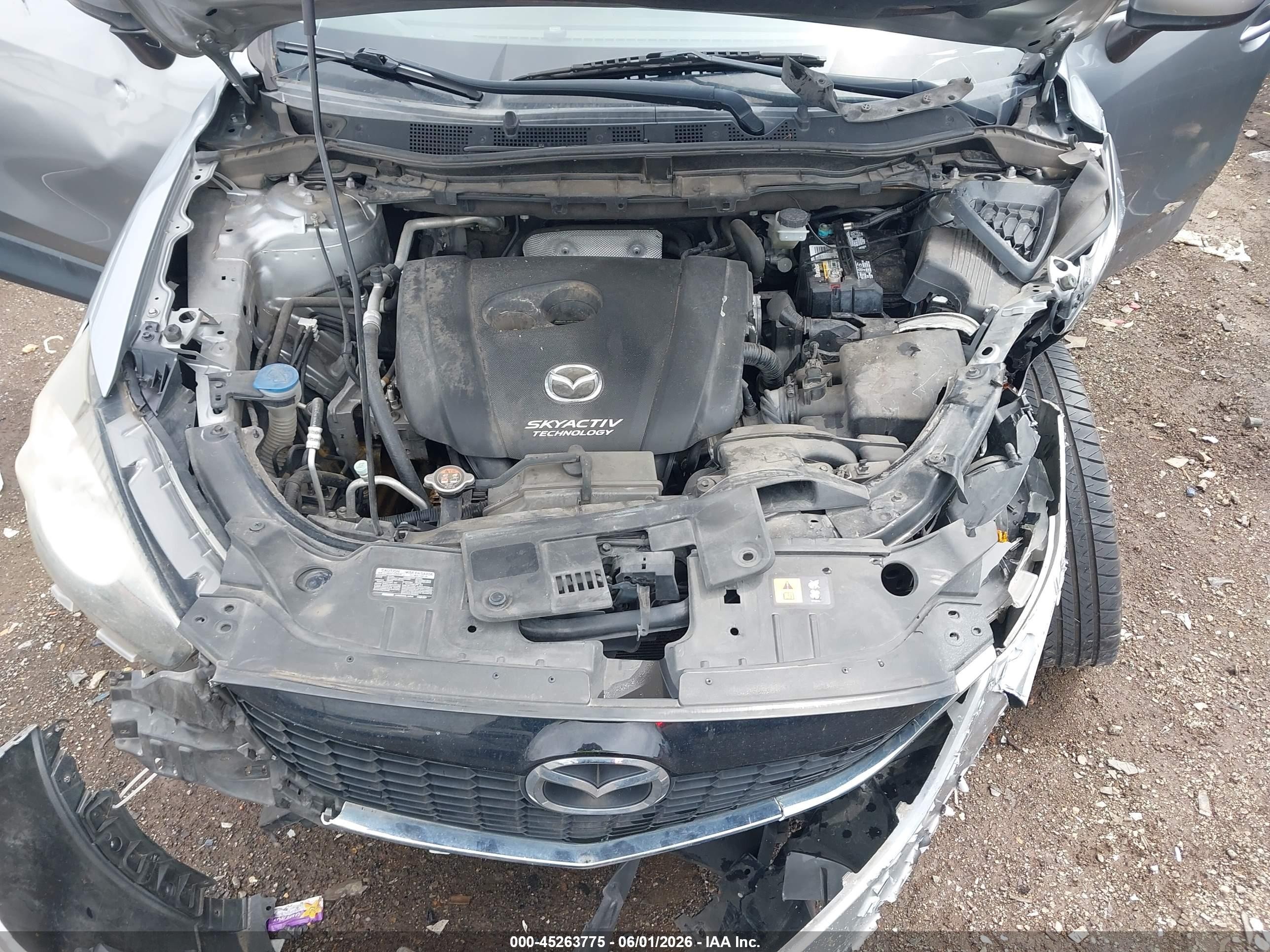 2015 Mazda Cx-5 Sport Gray vin: JM3KE2BEXF0490798