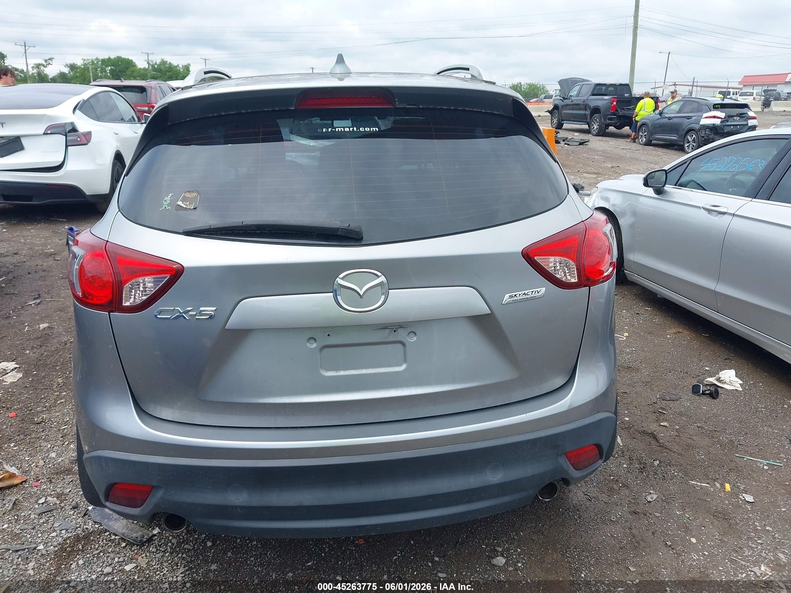 2015 Mazda Cx-5 Sport Gray vin: JM3KE2BEXF0490798