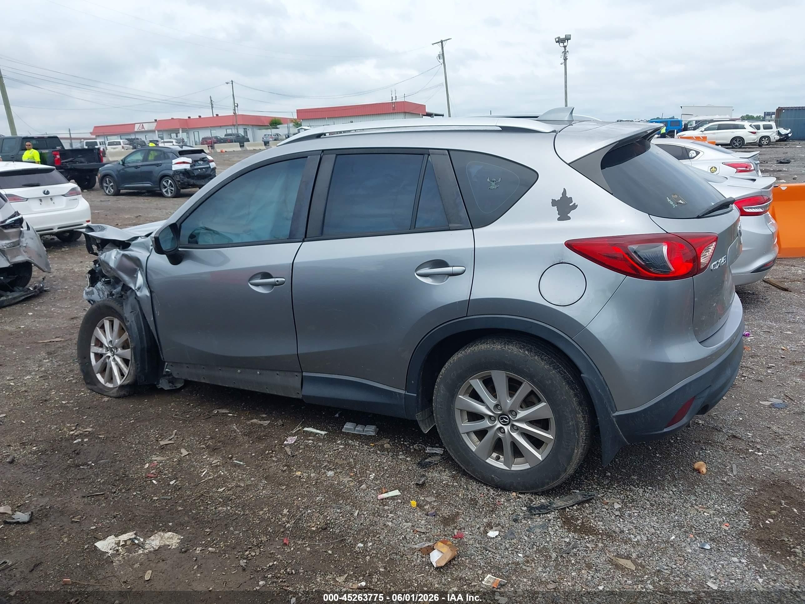 2015 Mazda Cx-5 Sport Gray vin: JM3KE2BEXF0490798