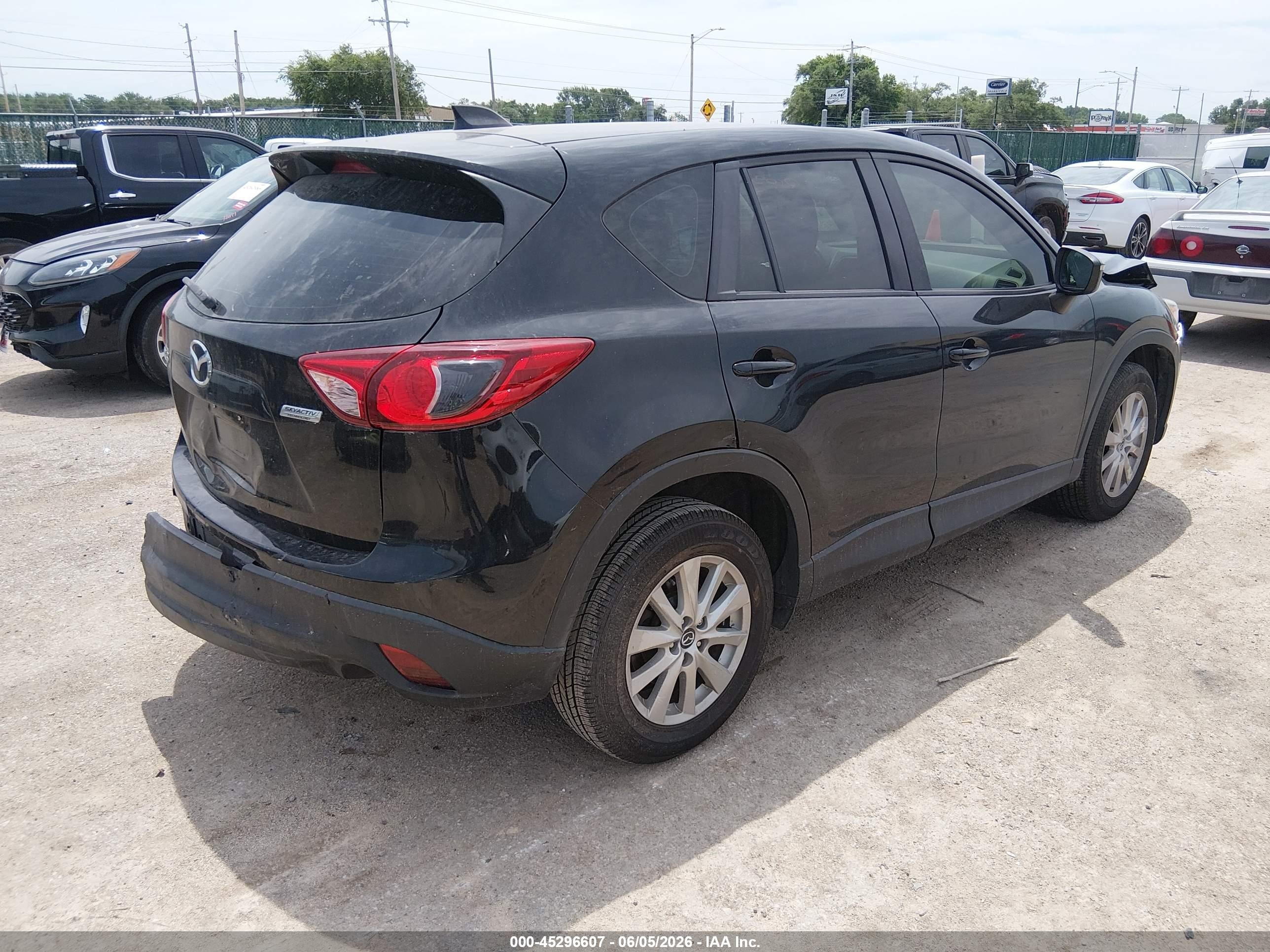 2015 Mazda Cx-5 Sport Black vin: JM3KE2BEXF0517241