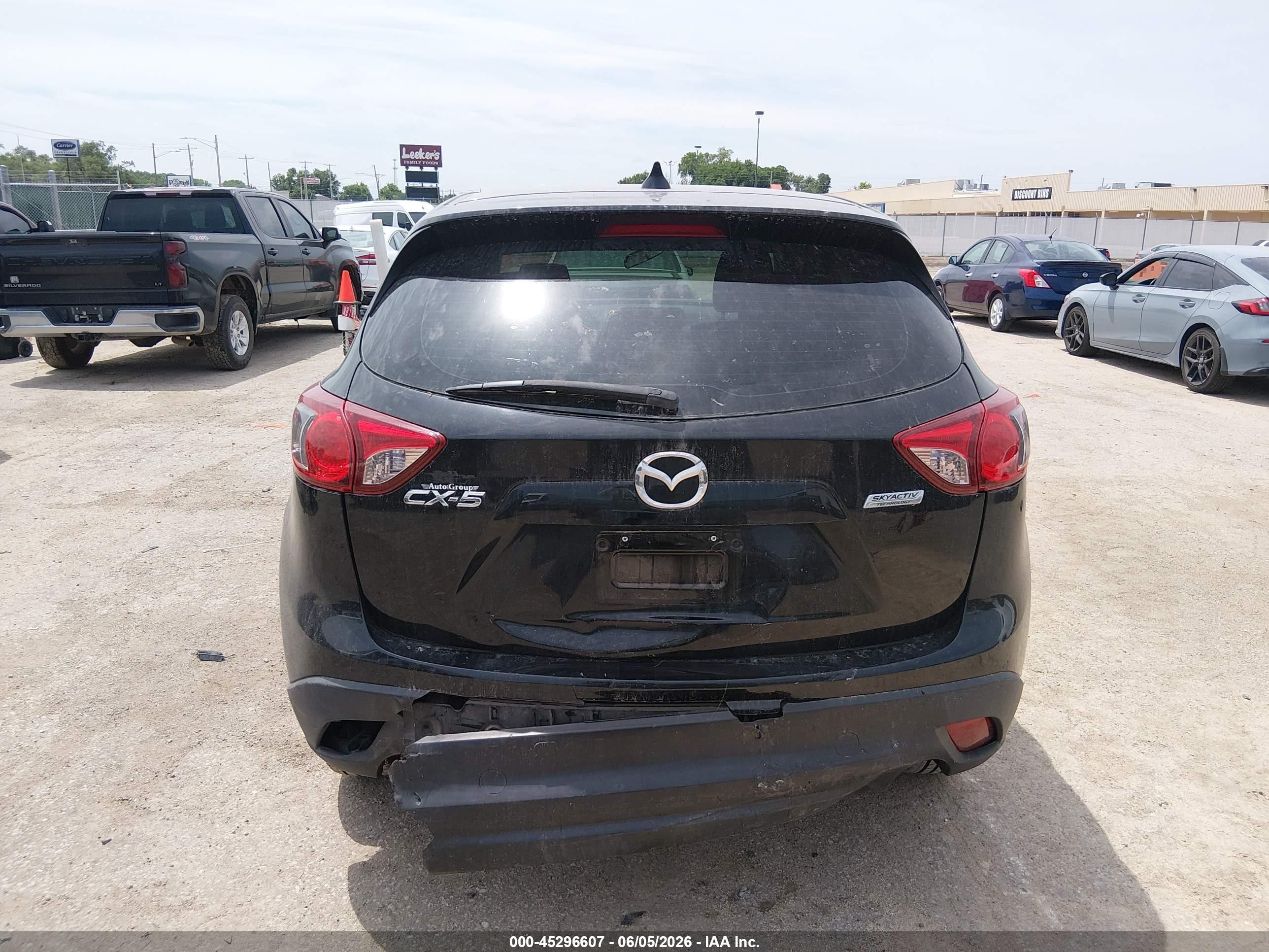 2015 Mazda Cx-5 Sport Black vin: JM3KE2BEXF0517241