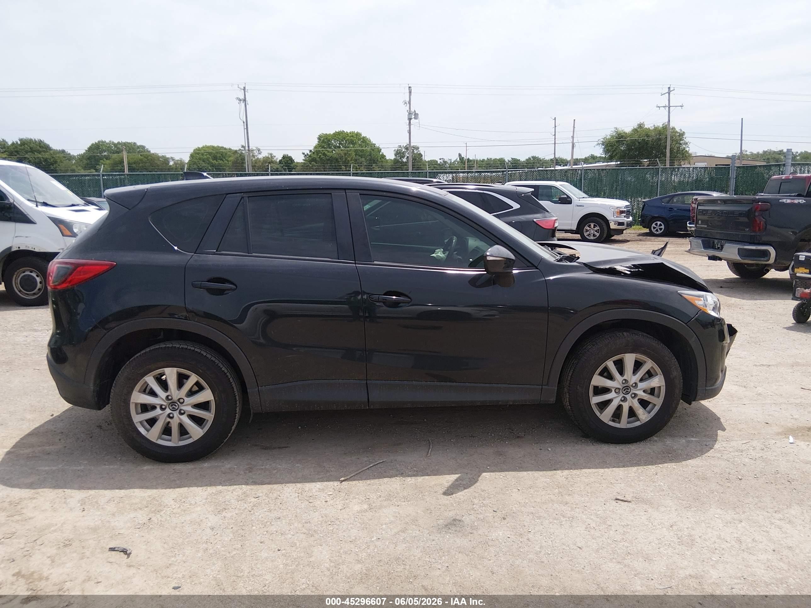 2015 Mazda Cx-5 Sport Black vin: JM3KE2BEXF0517241