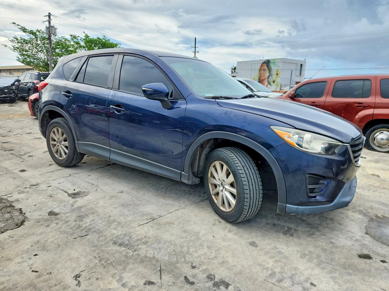 2016 Mazda Cx-5 Sport Blue vin: JM3KE2BY3G0841448