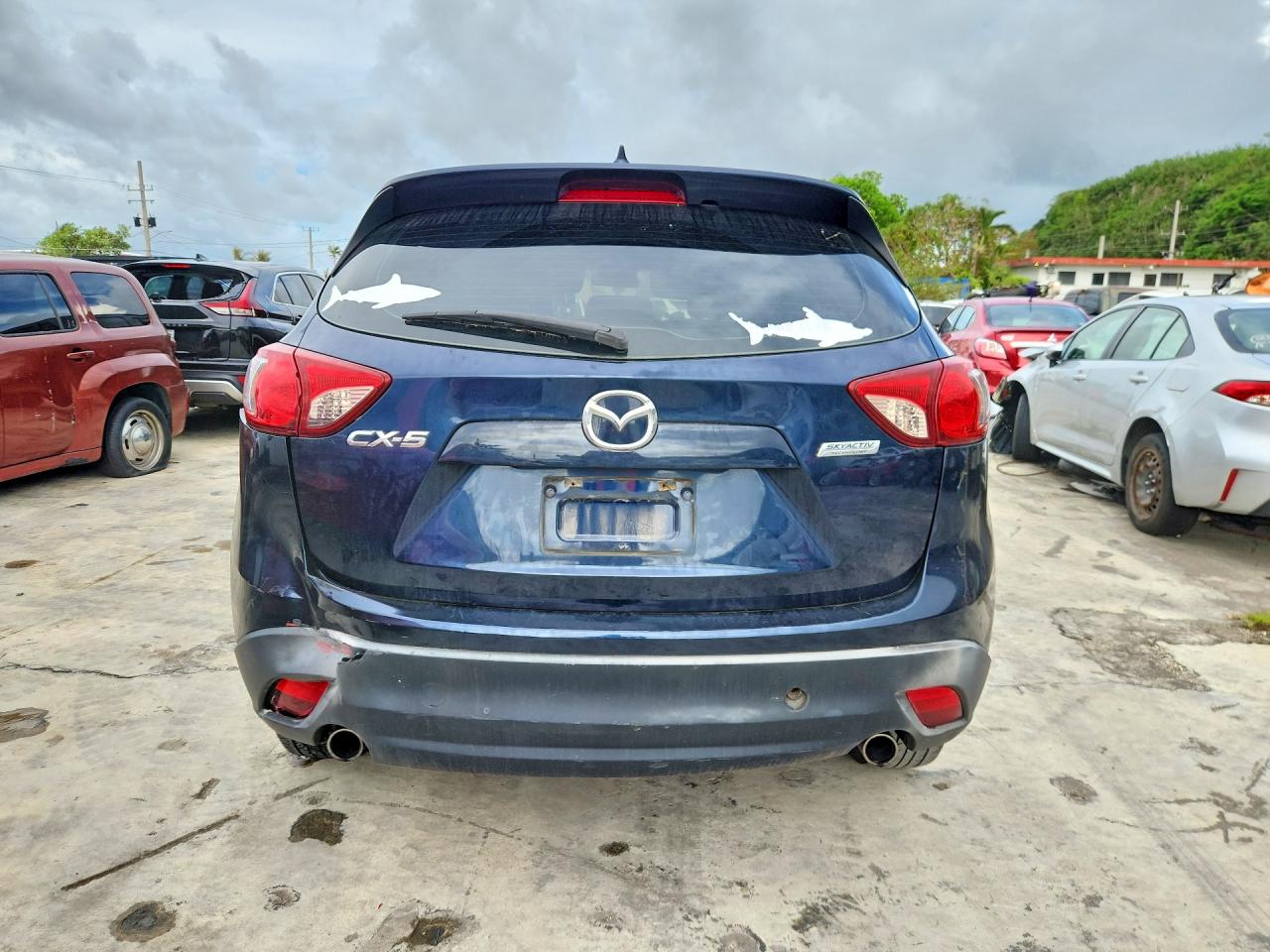 2016 Mazda Cx-5 Sport Blue vin: JM3KE2BY3G0841448