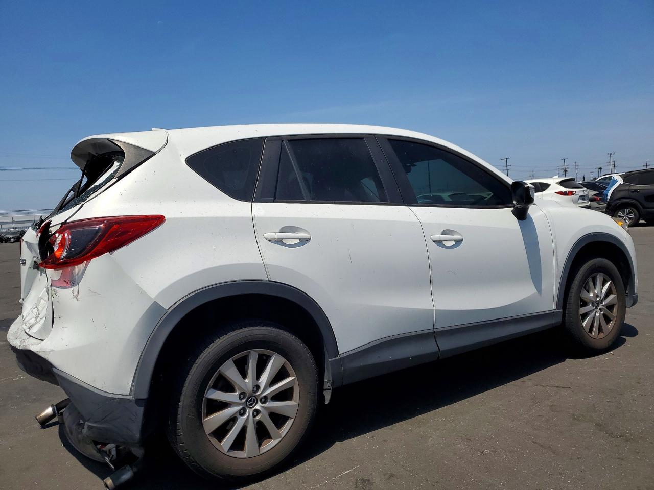 2016 Mazda Cx-5 Sport White vin: JM3KE2BY9G0672147