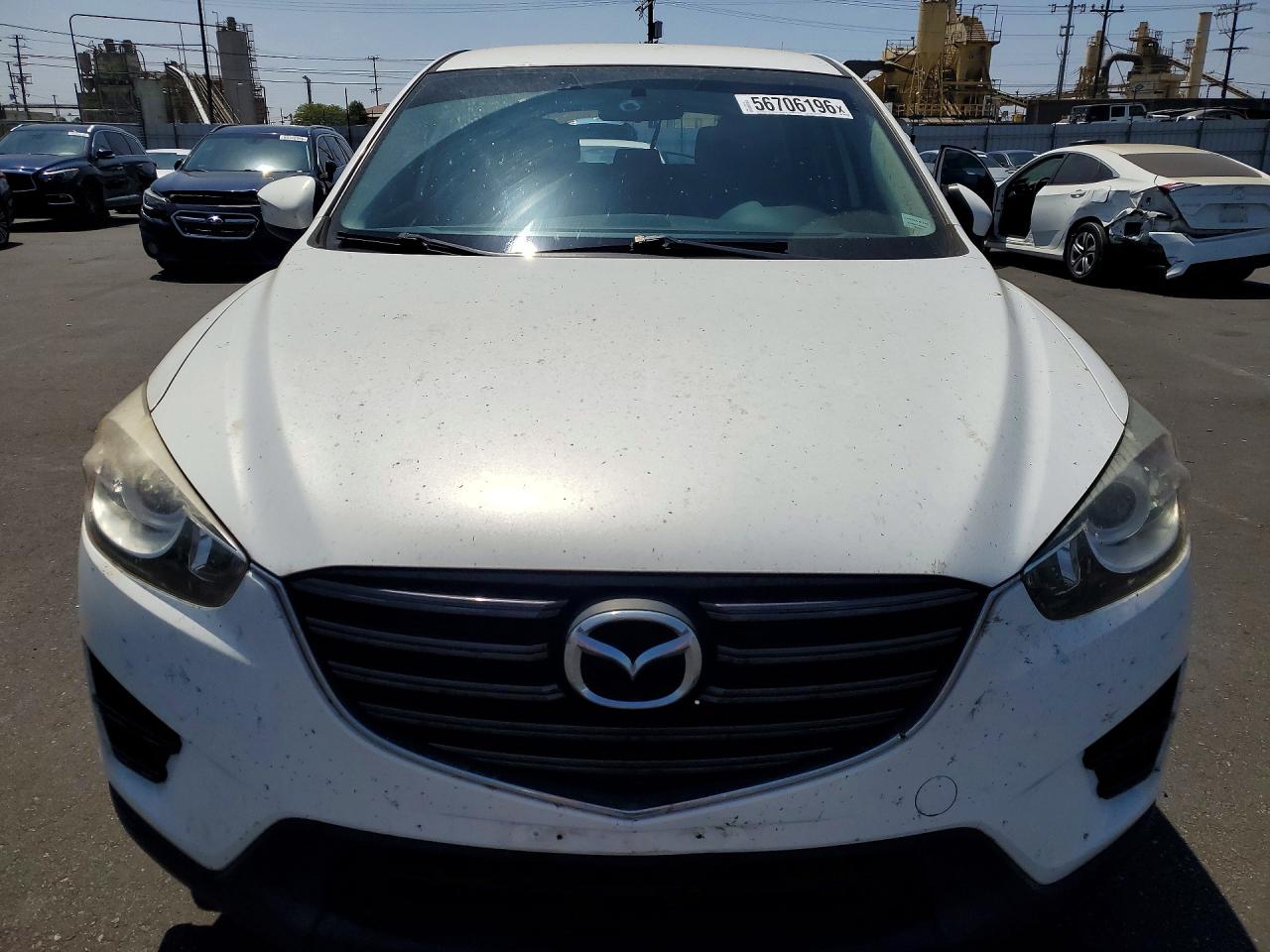 2016 Mazda Cx-5 Sport White vin: JM3KE2BY9G0672147