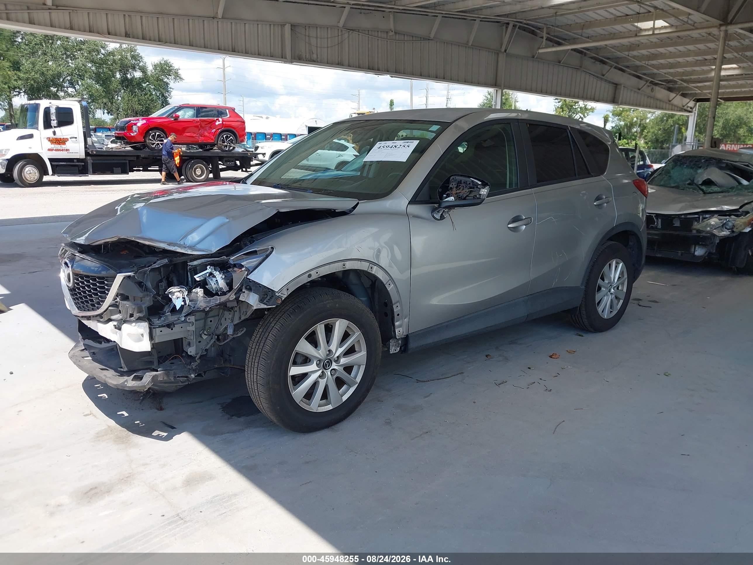 2013 Mazda Cx-5 Touring Silver vin: JM3KE2CE0D0109133