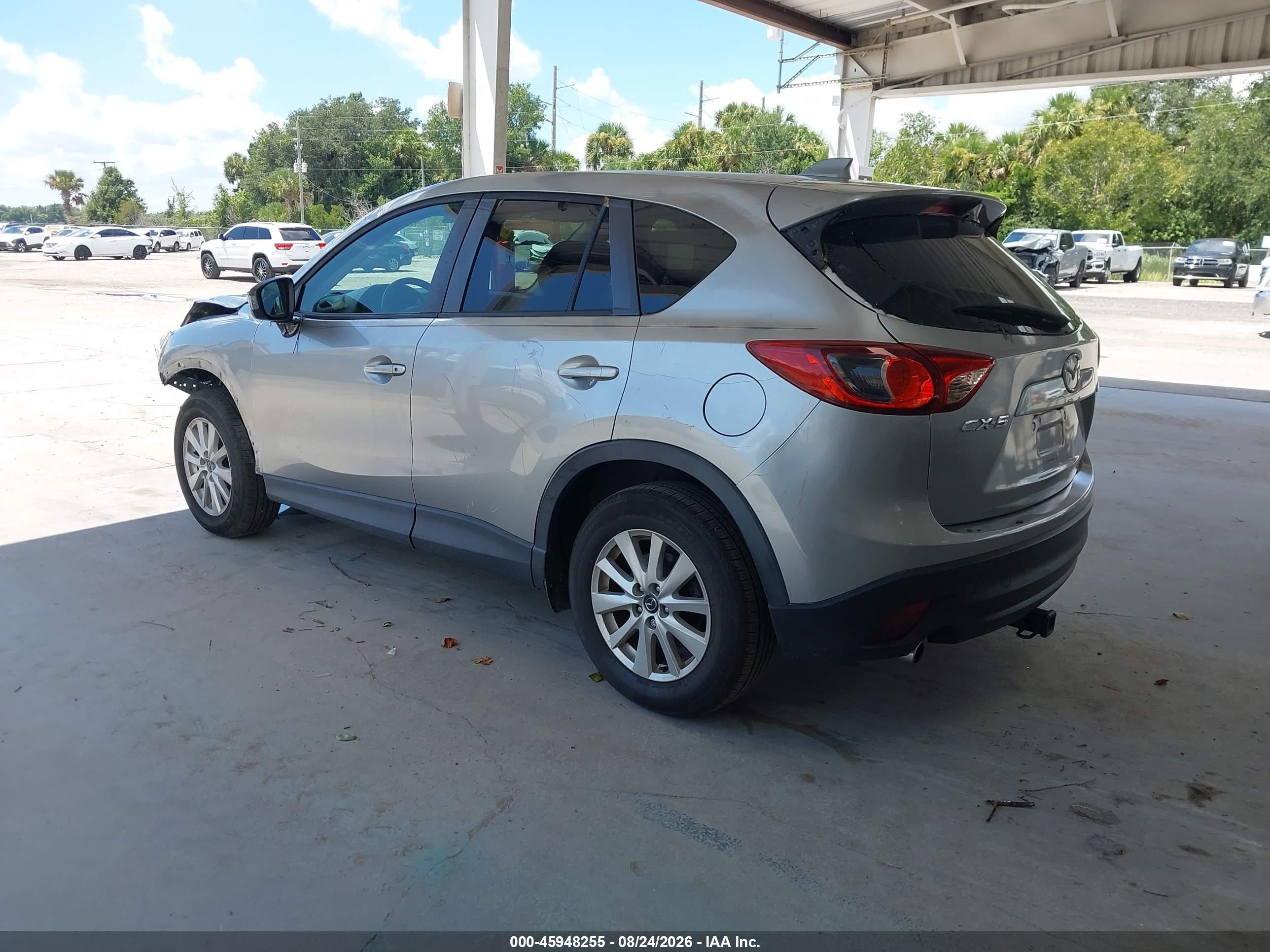 2013 Mazda Cx-5 Touring Silver vin: JM3KE2CE0D0109133