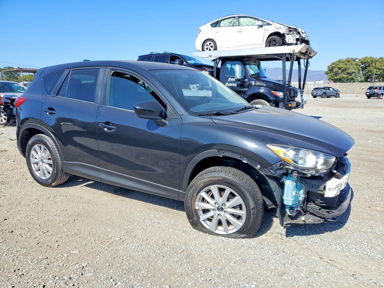 2013 Mazda Cx-5 Touring Black vin: JM3KE2CE1D0102014