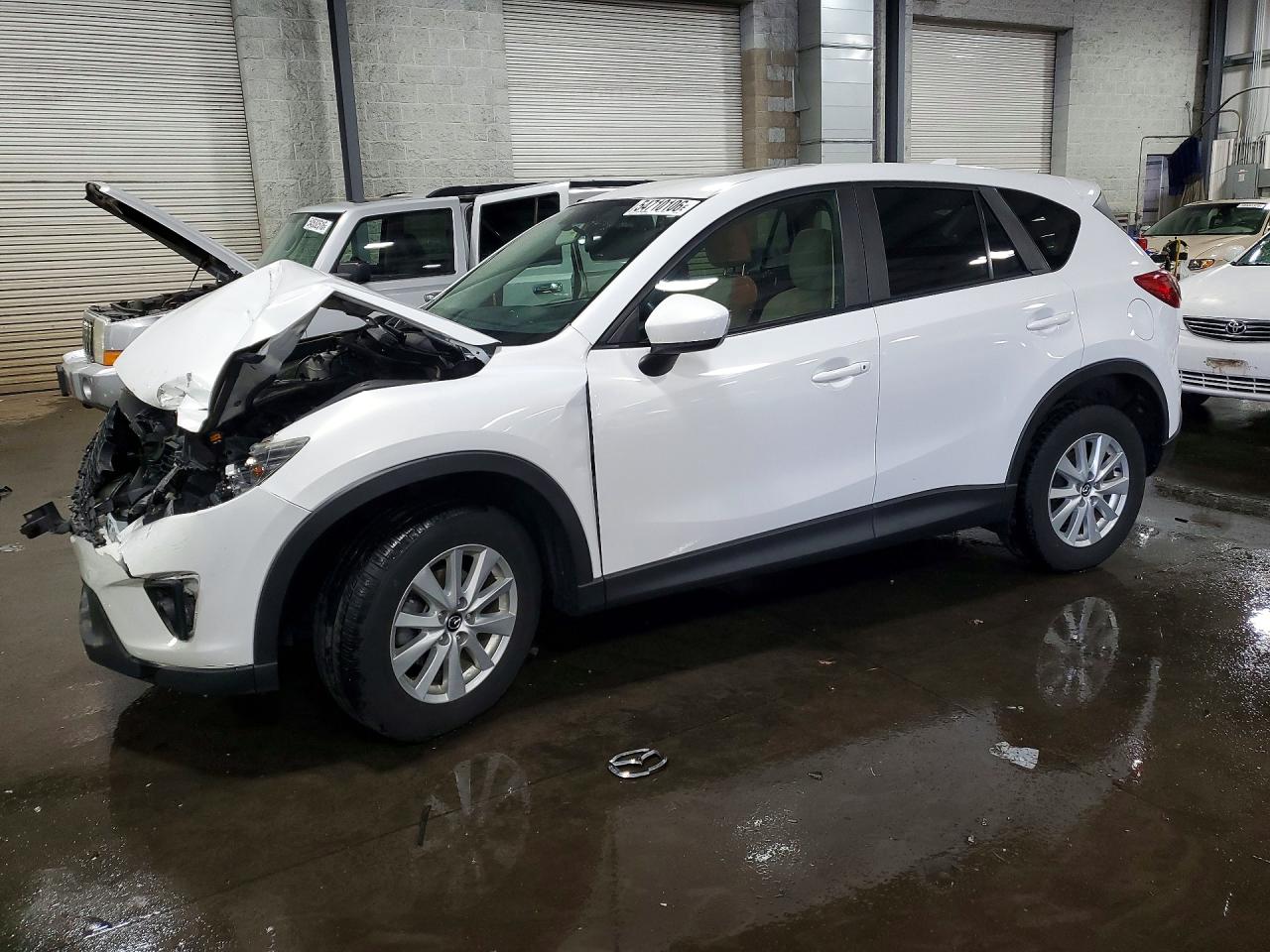 2013 Mazda Cx-5 Touring White vin: JM3KE2CE1D0152220
