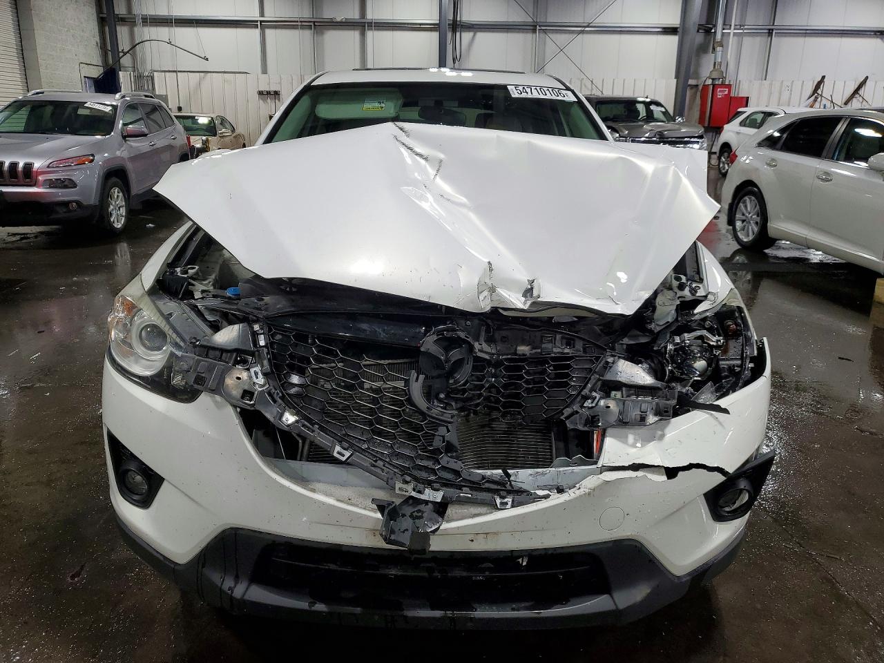 2013 Mazda Cx-5 Touring White vin: JM3KE2CE1D0152220