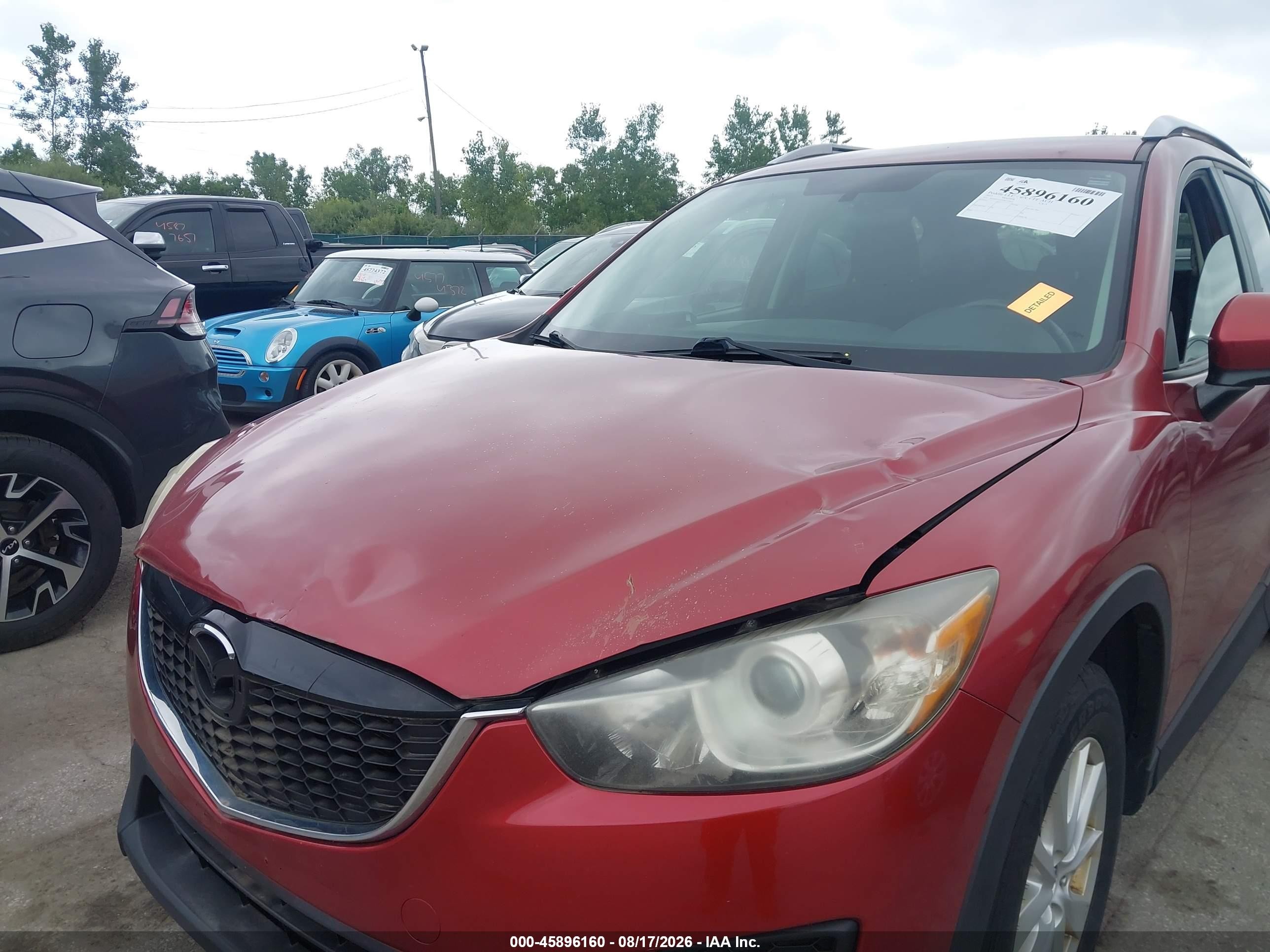 2013 Mazda Cx-5 Touring Red vin: JM3KE2CE2D0123857