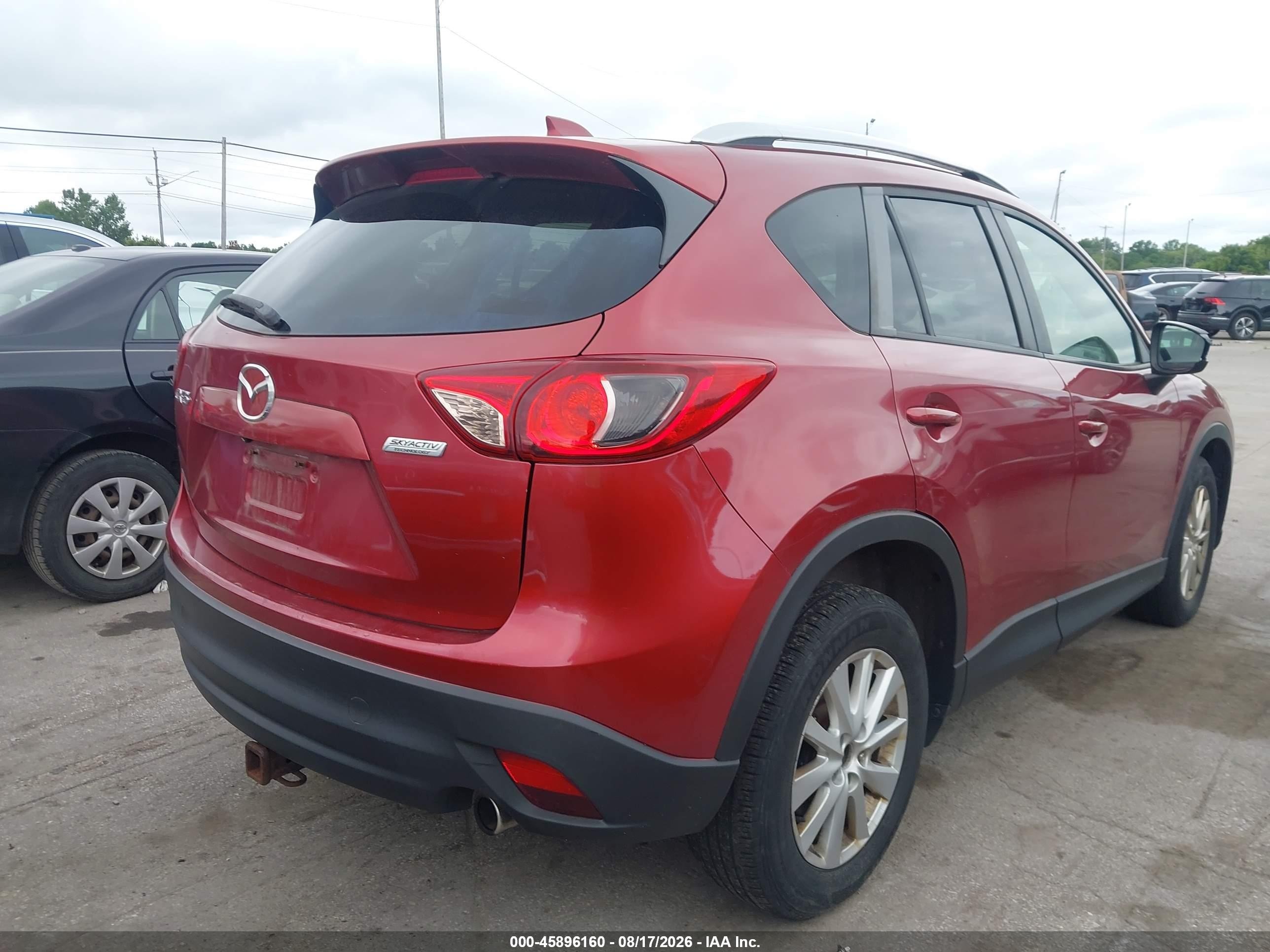 2013 Mazda Cx-5 Touring Red vin: JM3KE2CE2D0123857