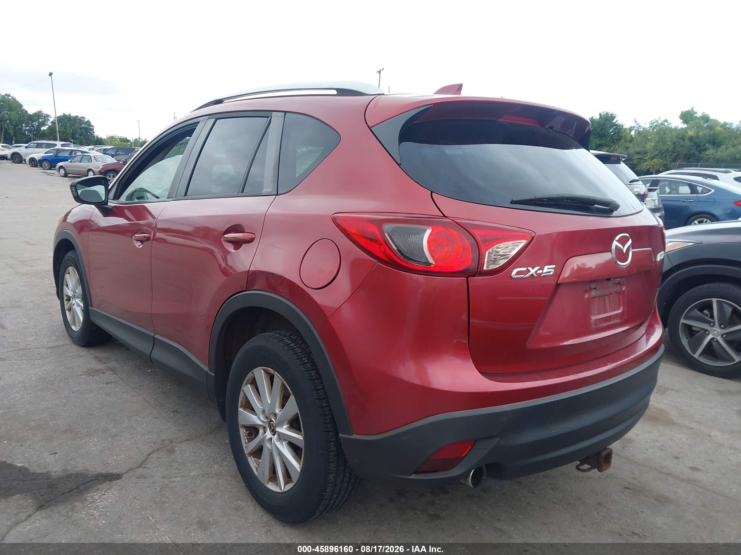 2013 Mazda Cx-5 Touring Red vin: JM3KE2CE2D0123857