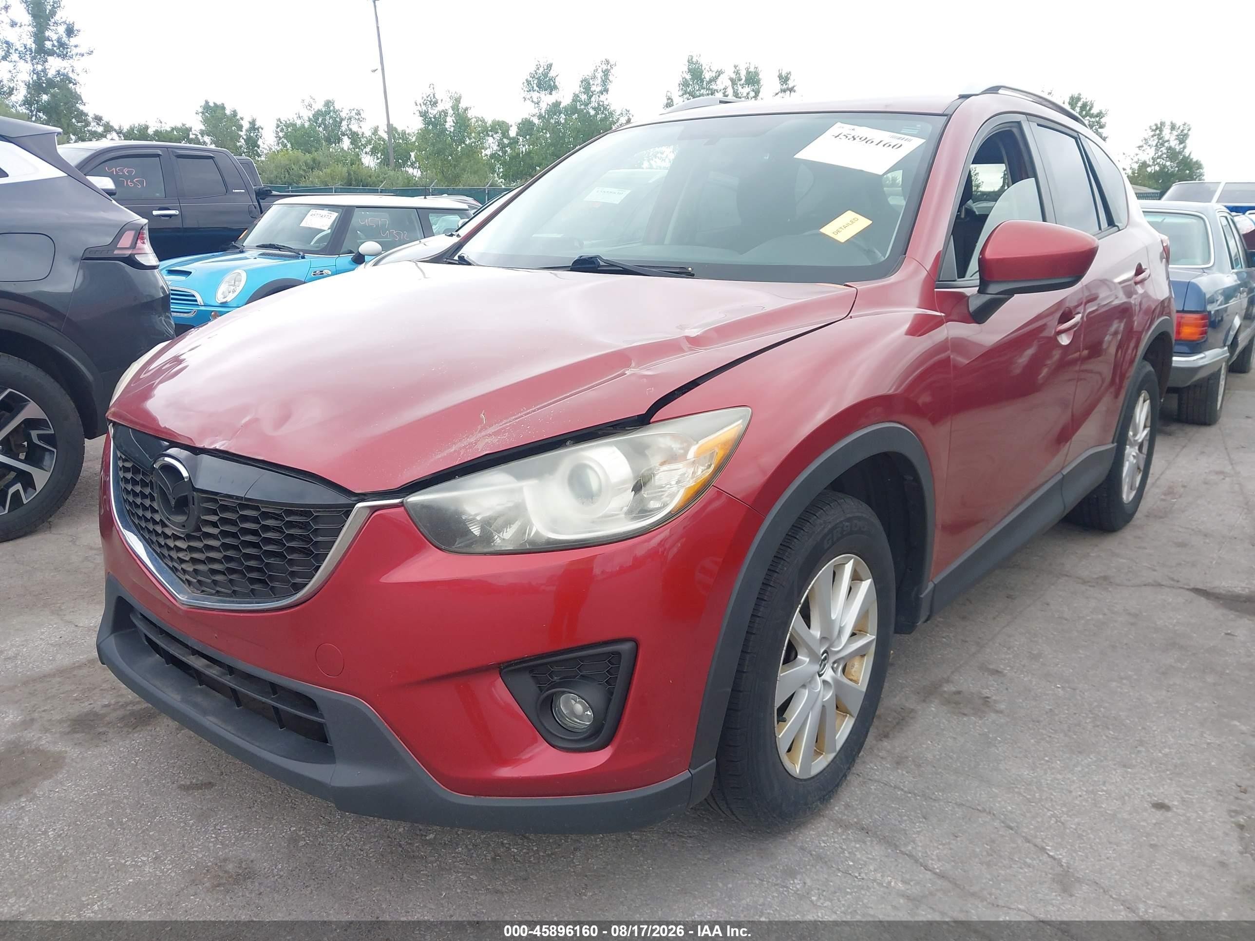 2013 Mazda Cx-5 Touring Red vin: JM3KE2CE2D0123857