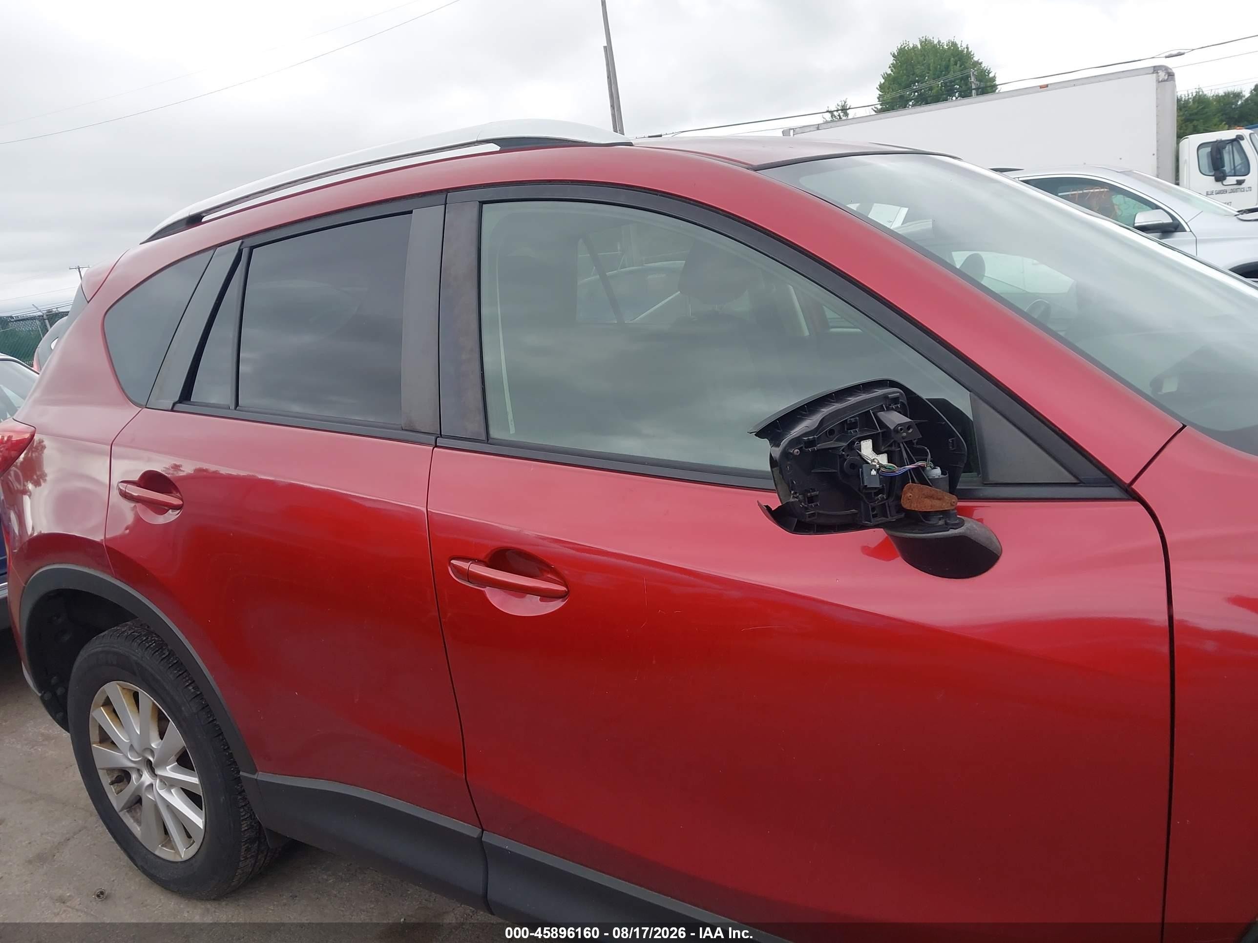 2013 Mazda Cx-5 Touring Red vin: JM3KE2CE2D0123857