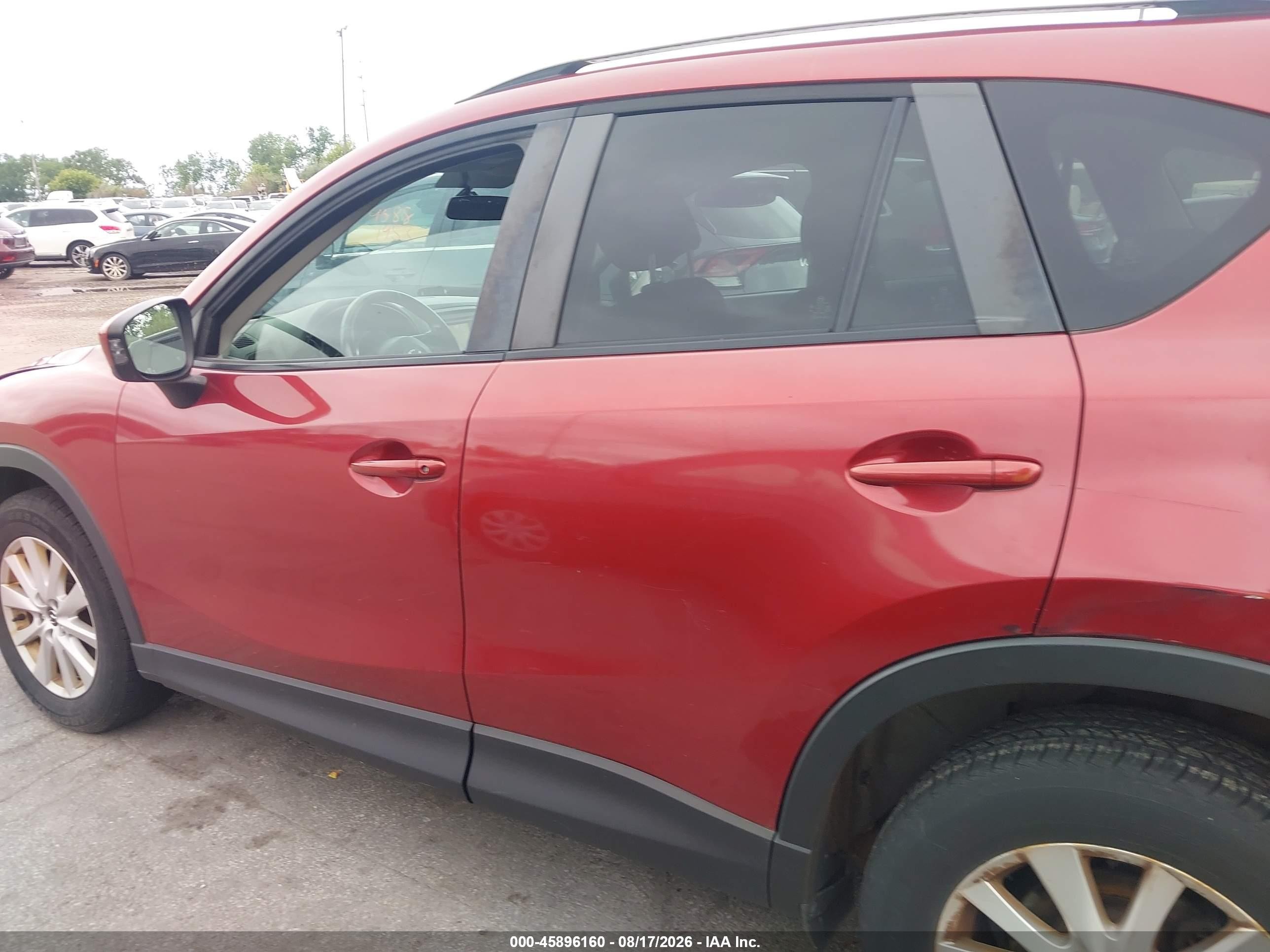 2013 Mazda Cx-5 Touring Red vin: JM3KE2CE2D0123857