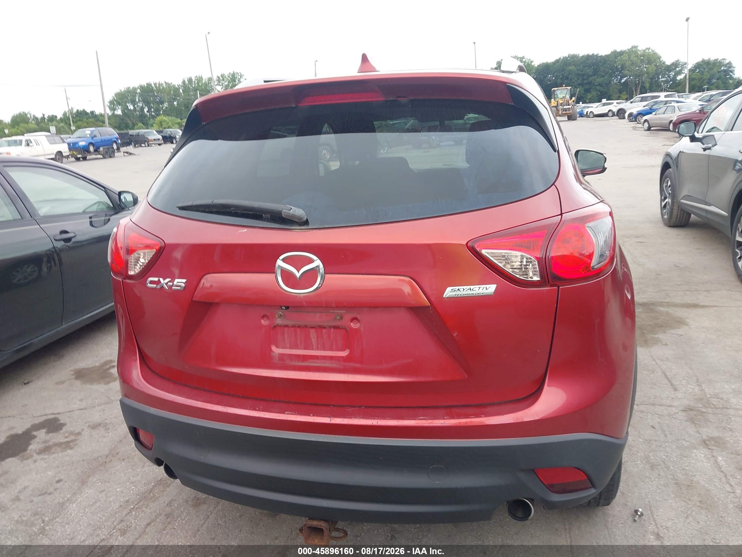 2013 Mazda Cx-5 Touring Red vin: JM3KE2CE2D0123857