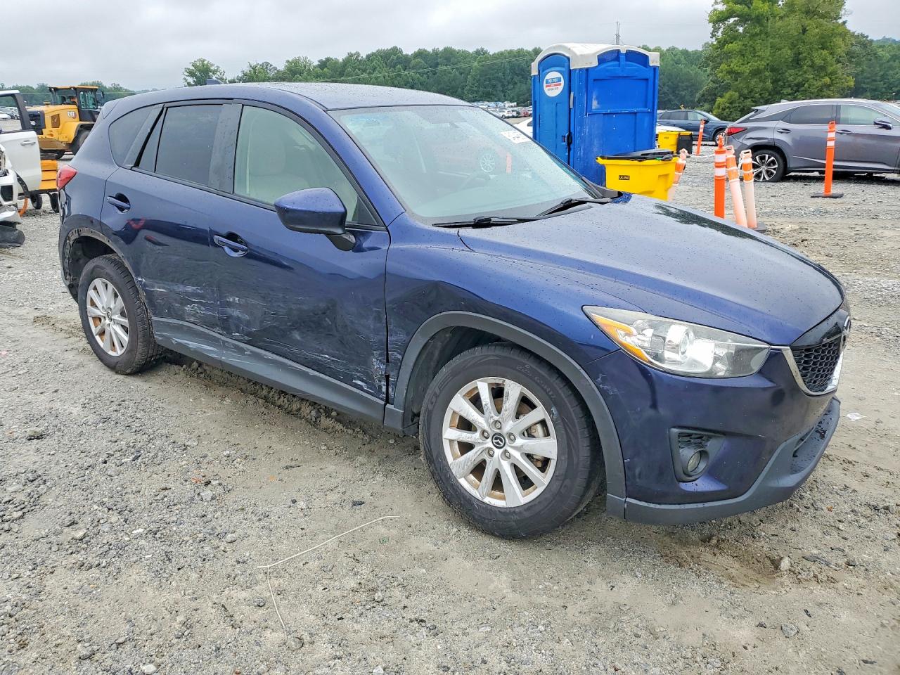 2013 Mazda Cx-5 Touring Blue vin: JM3KE2CE2D0125365
