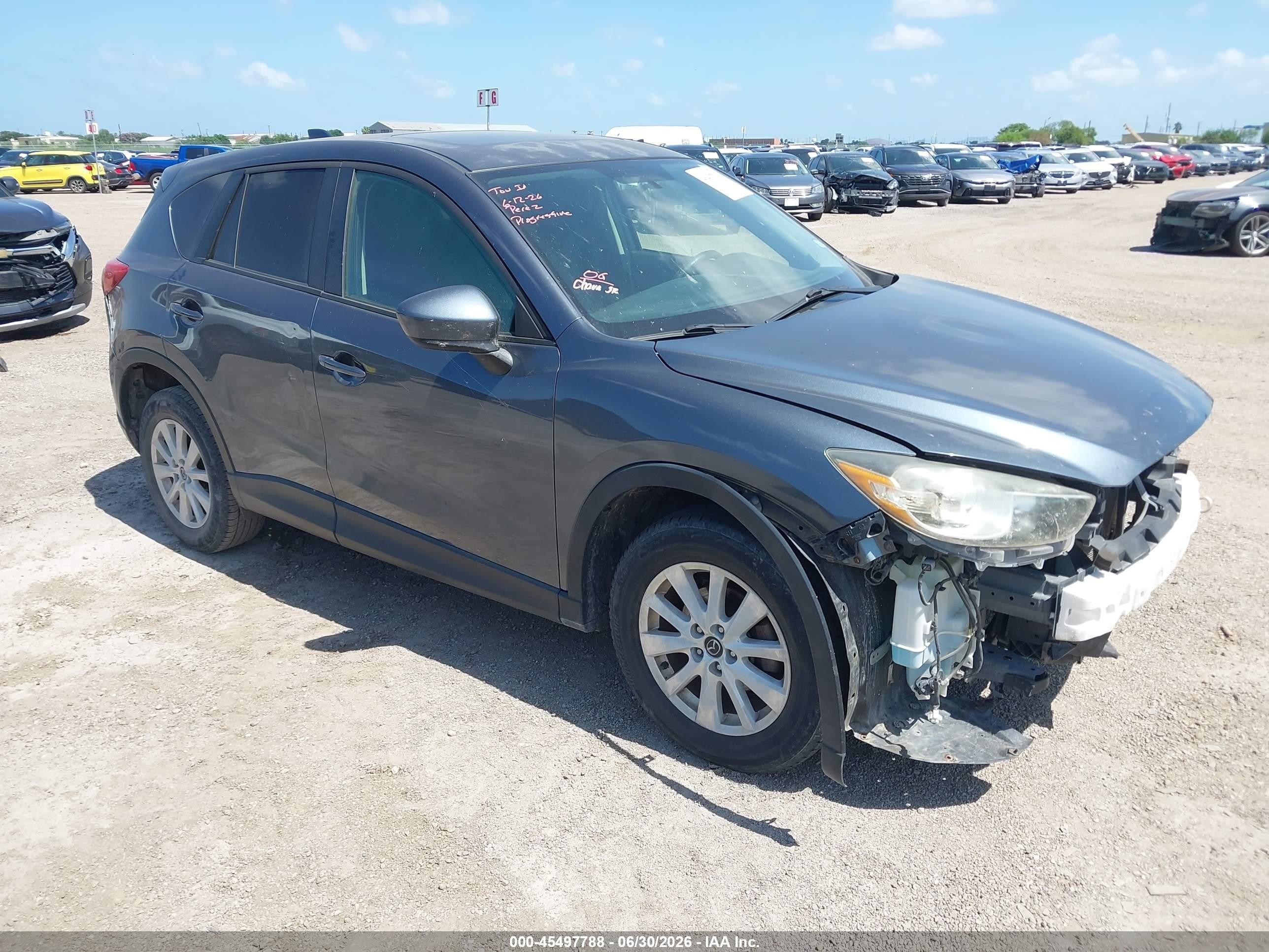 2013 Mazda Cx-5 Touring Gray vin: JM3KE2CE2D0130646