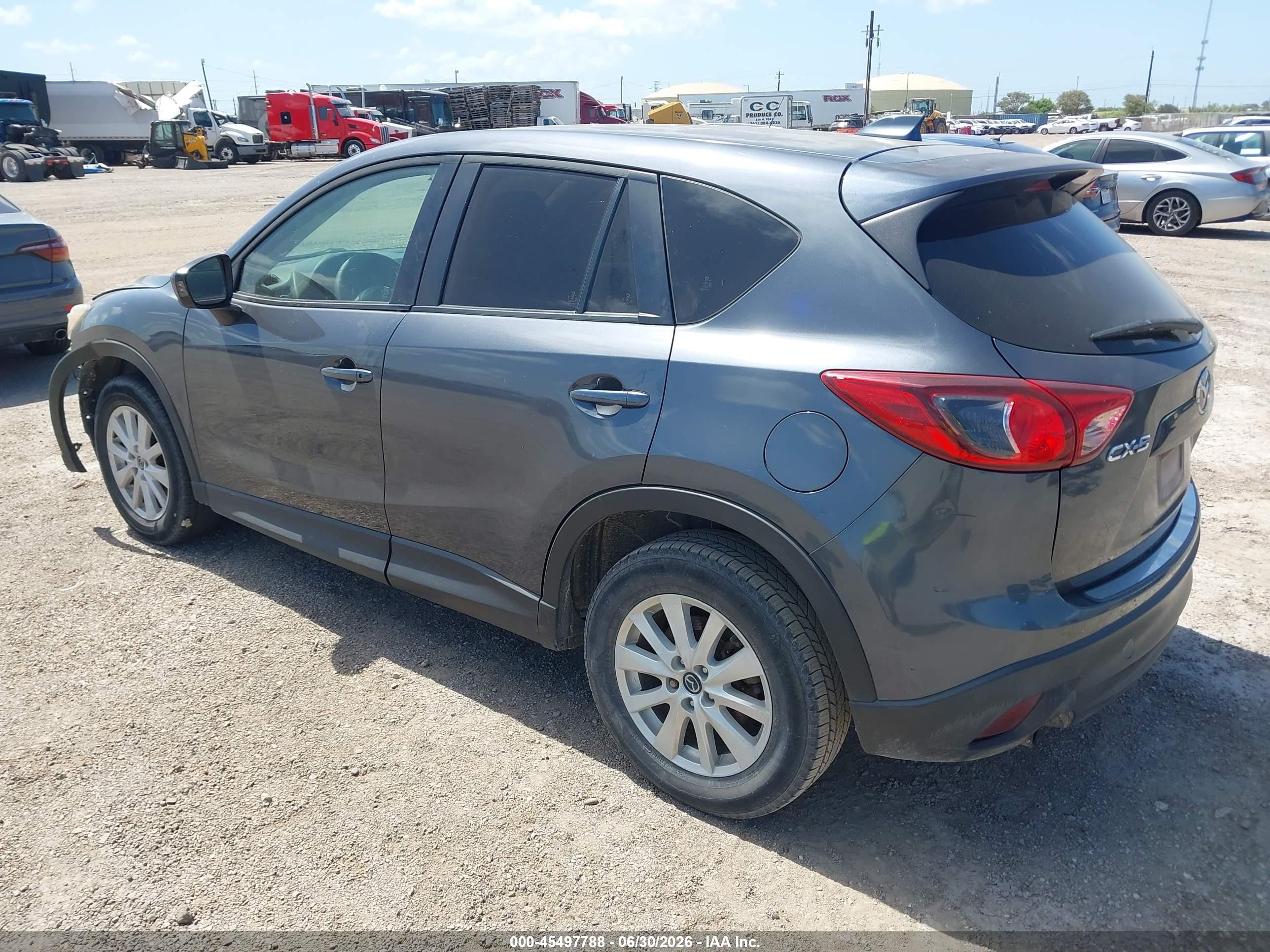2013 Mazda Cx-5 Touring Gray vin: JM3KE2CE2D0130646