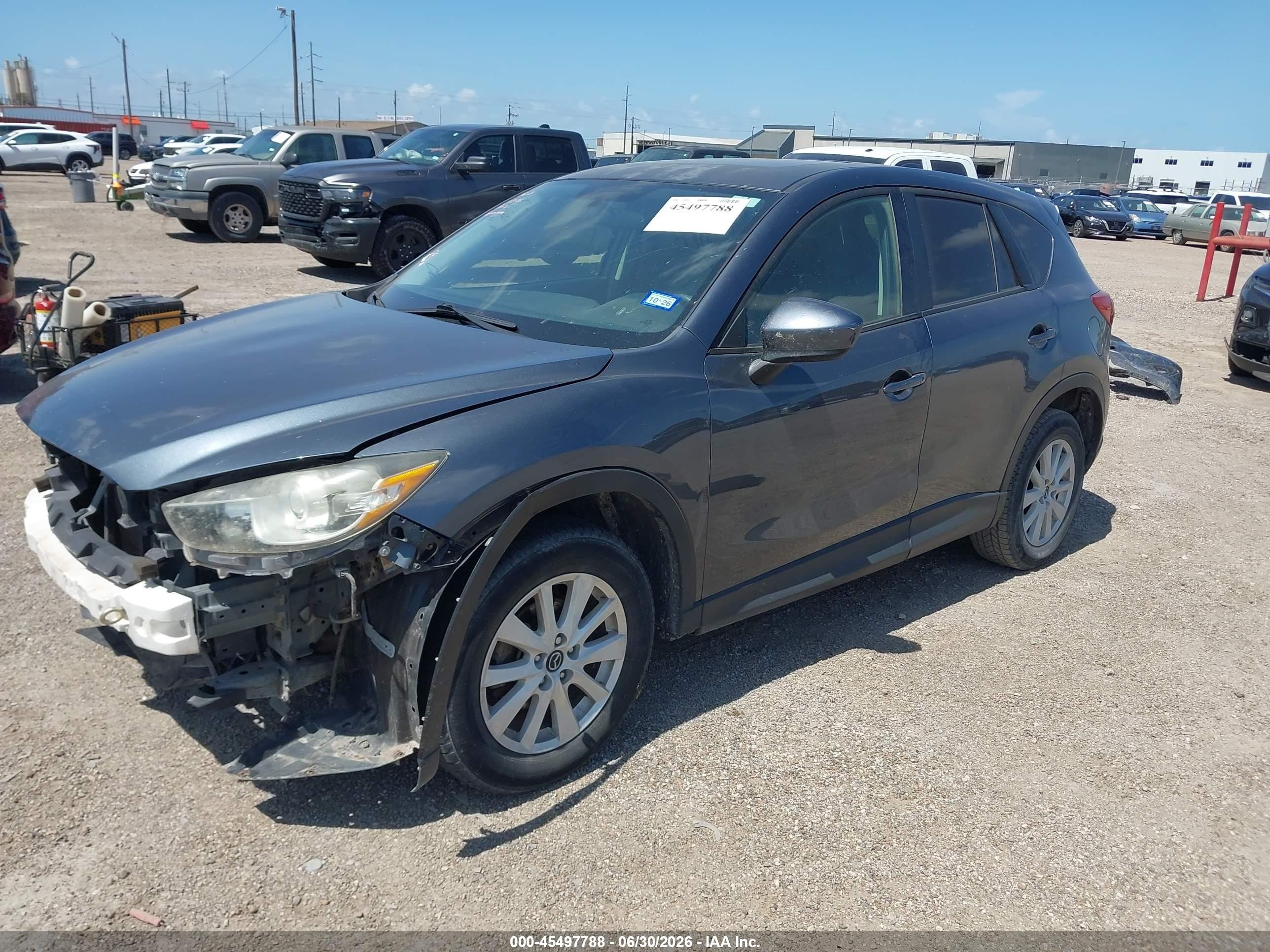 2013 Mazda Cx-5 Touring Gray vin: JM3KE2CE2D0130646