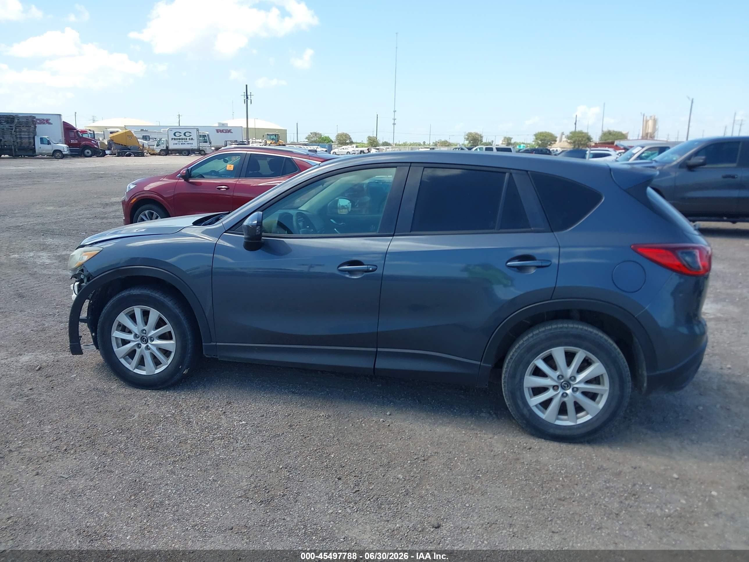 2013 Mazda Cx-5 Touring Gray vin: JM3KE2CE2D0130646