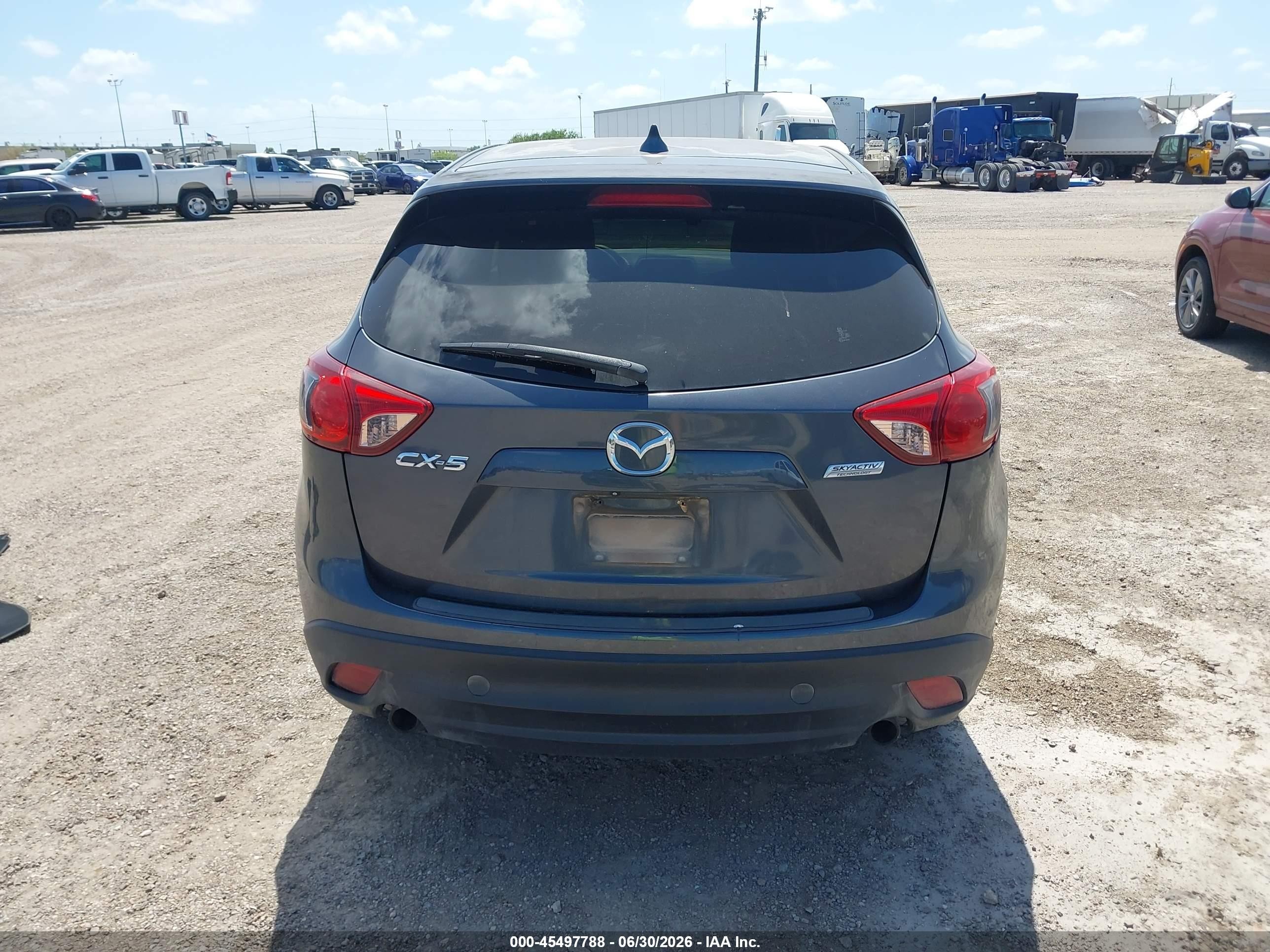 2013 Mazda Cx-5 Touring Gray vin: JM3KE2CE2D0130646