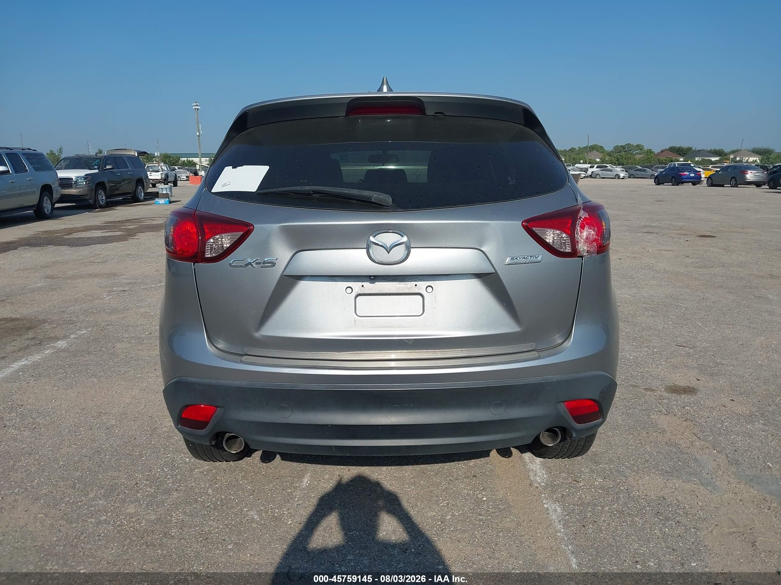 2013 Mazda Cx-5 Touring Silver vin: JM3KE2CE2D0136558