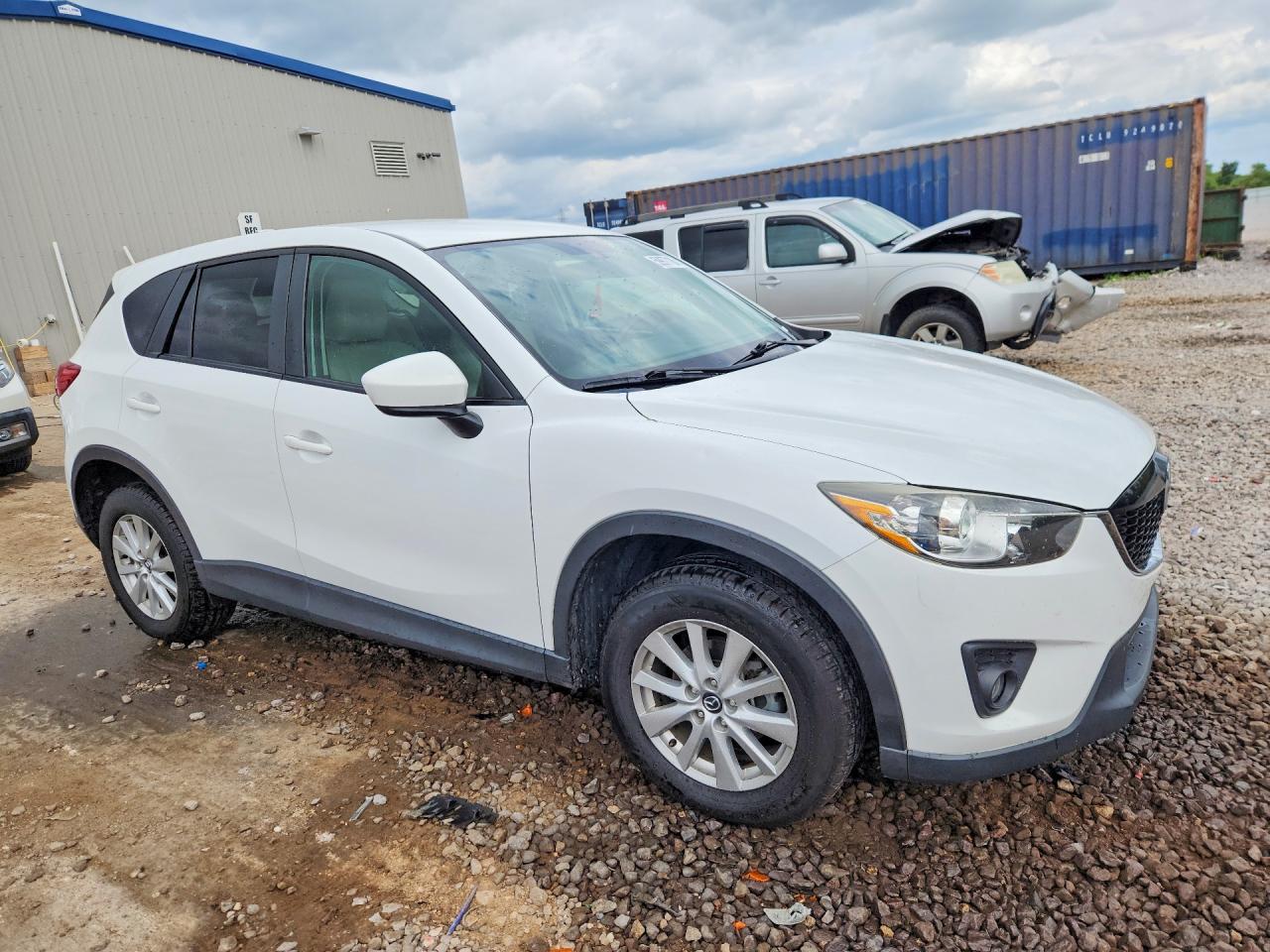 2013 Mazda Cx-5 Touring White vin: JM3KE2CE3D0139730