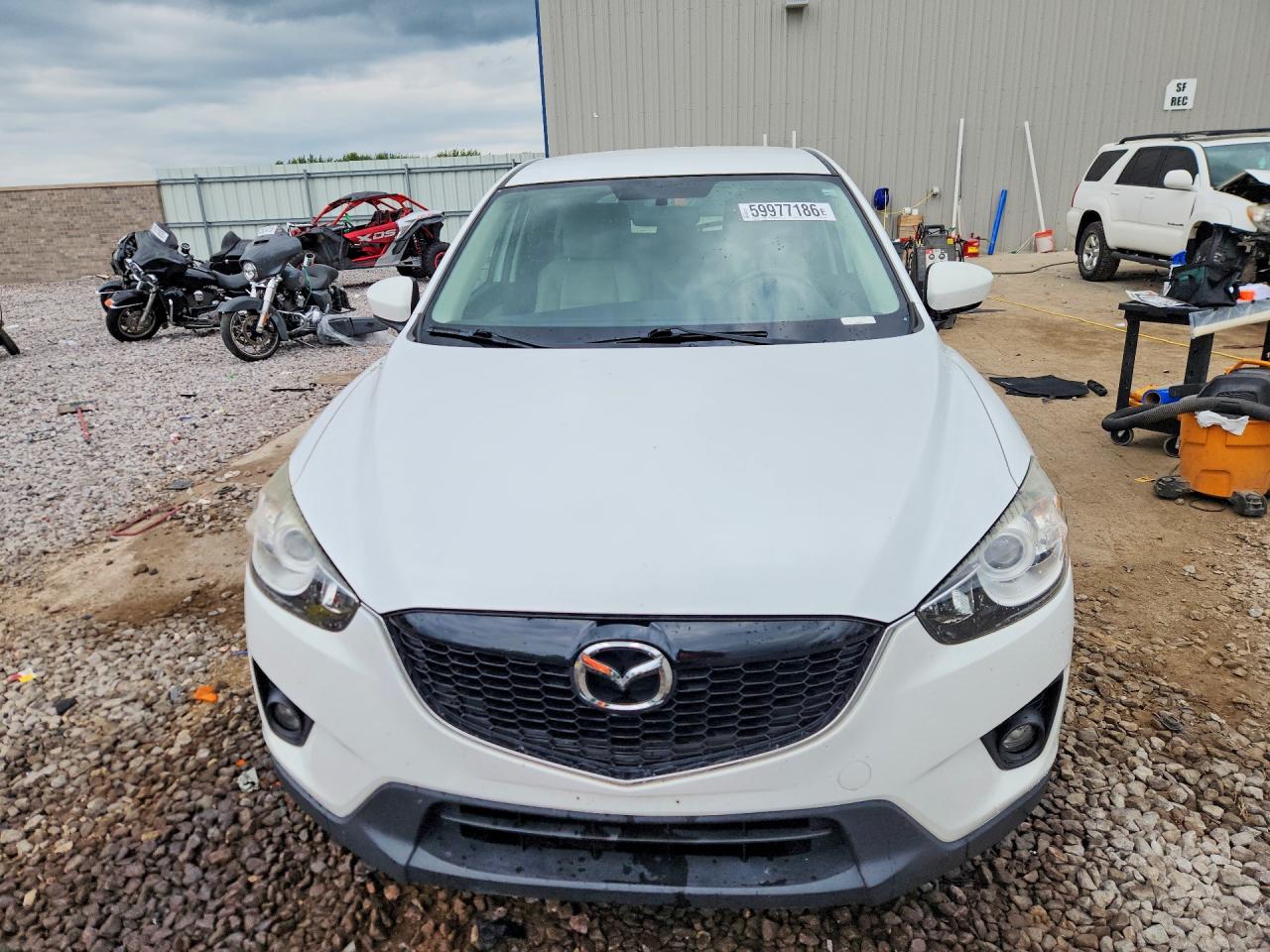 2013 Mazda Cx-5 Touring White vin: JM3KE2CE3D0139730