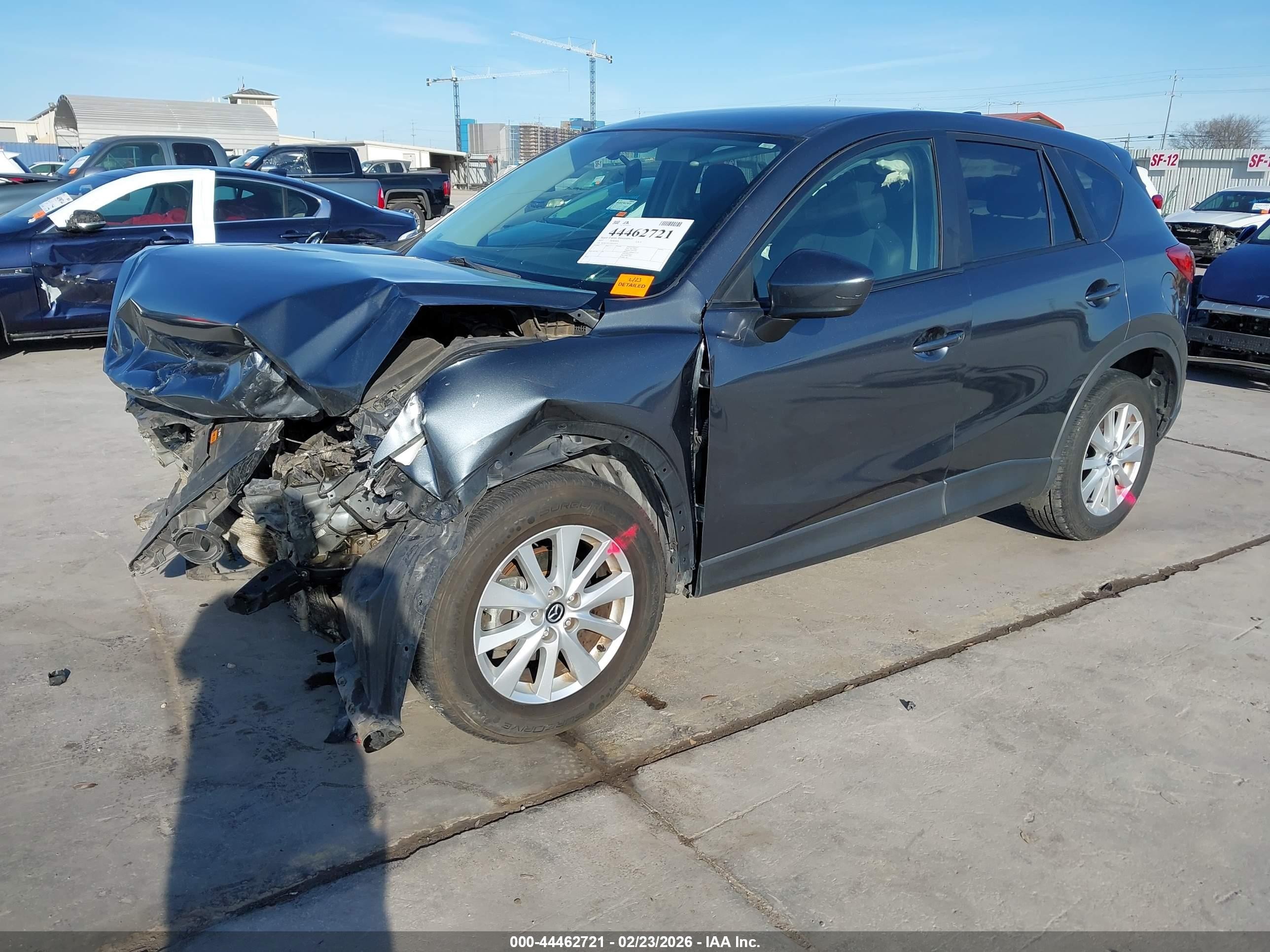 2013 Mazda Cx-5 Touring Gray vin: JM3KE2CE3D0147875