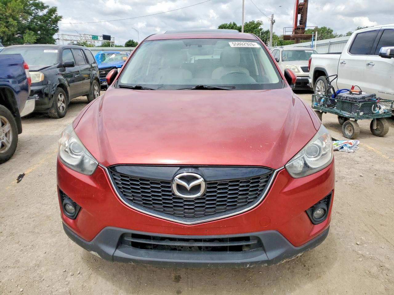 2013 Mazda Cx-5 Touring Burgundy vin: JM3KE2CE4D0127330