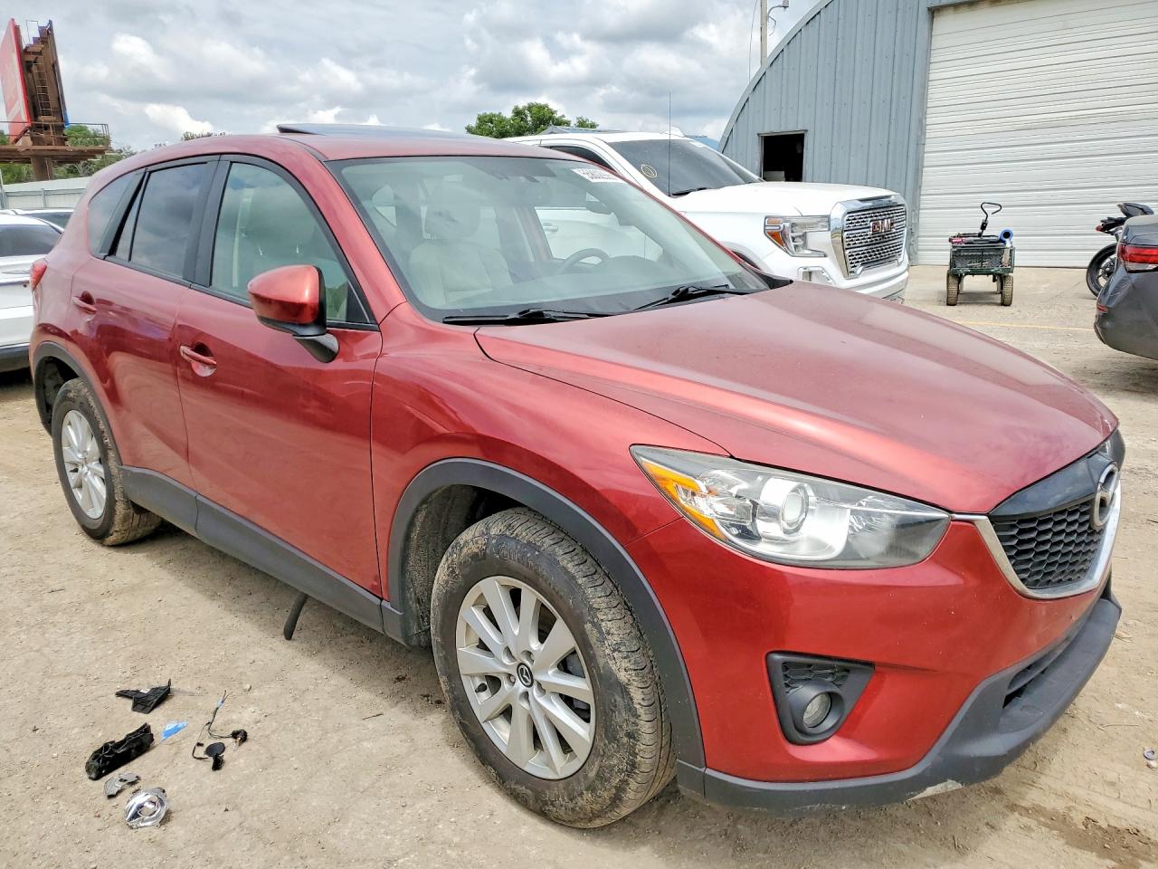 2013 Mazda Cx-5 Touring Burgundy vin: JM3KE2CE4D0127330