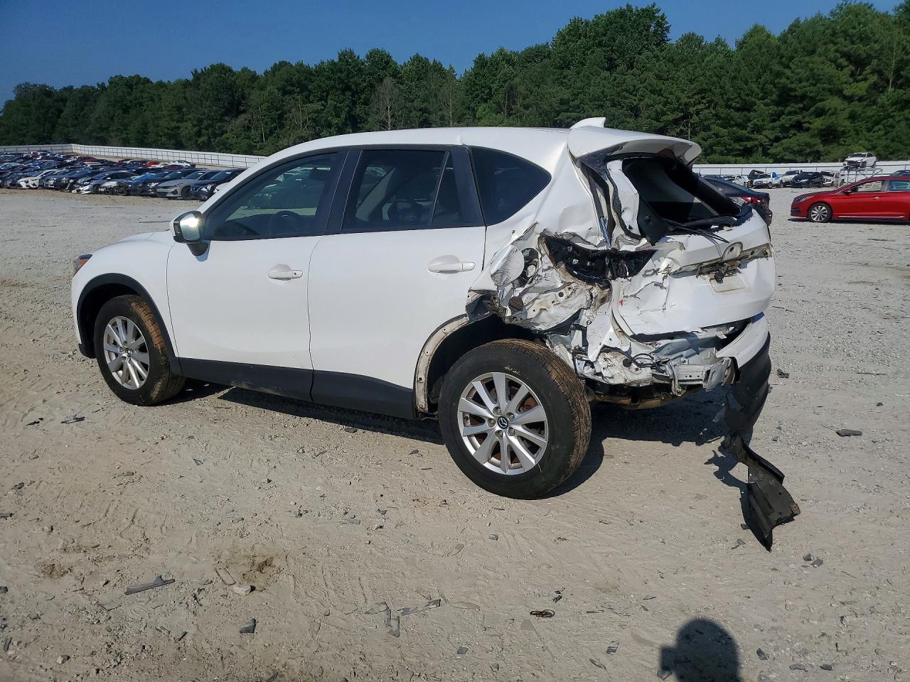 2013 Mazda Cx-5 Touring White vin: JM3KE2CE4D0139882