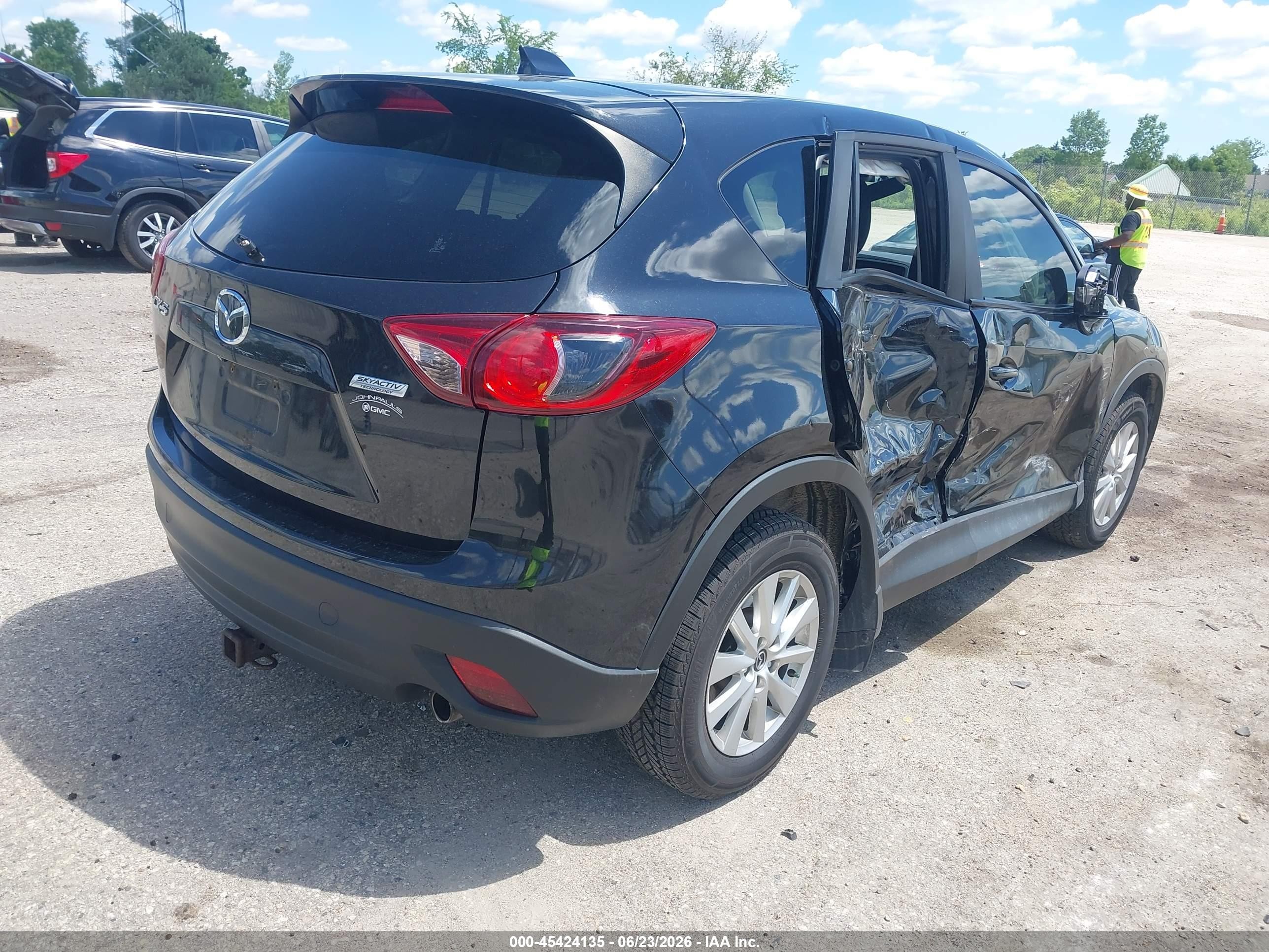 2013 Mazda Cx-5 Touring Black vin: JM3KE2CE4D0141762