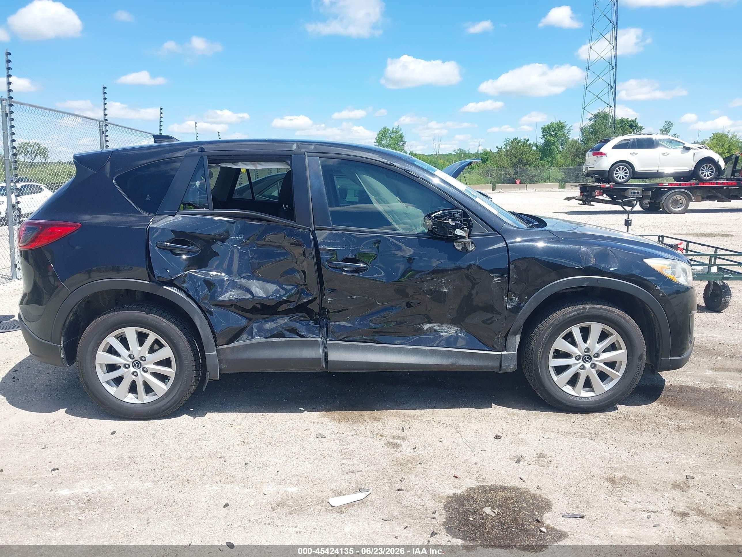 2013 Mazda Cx-5 Touring Black vin: JM3KE2CE4D0141762
