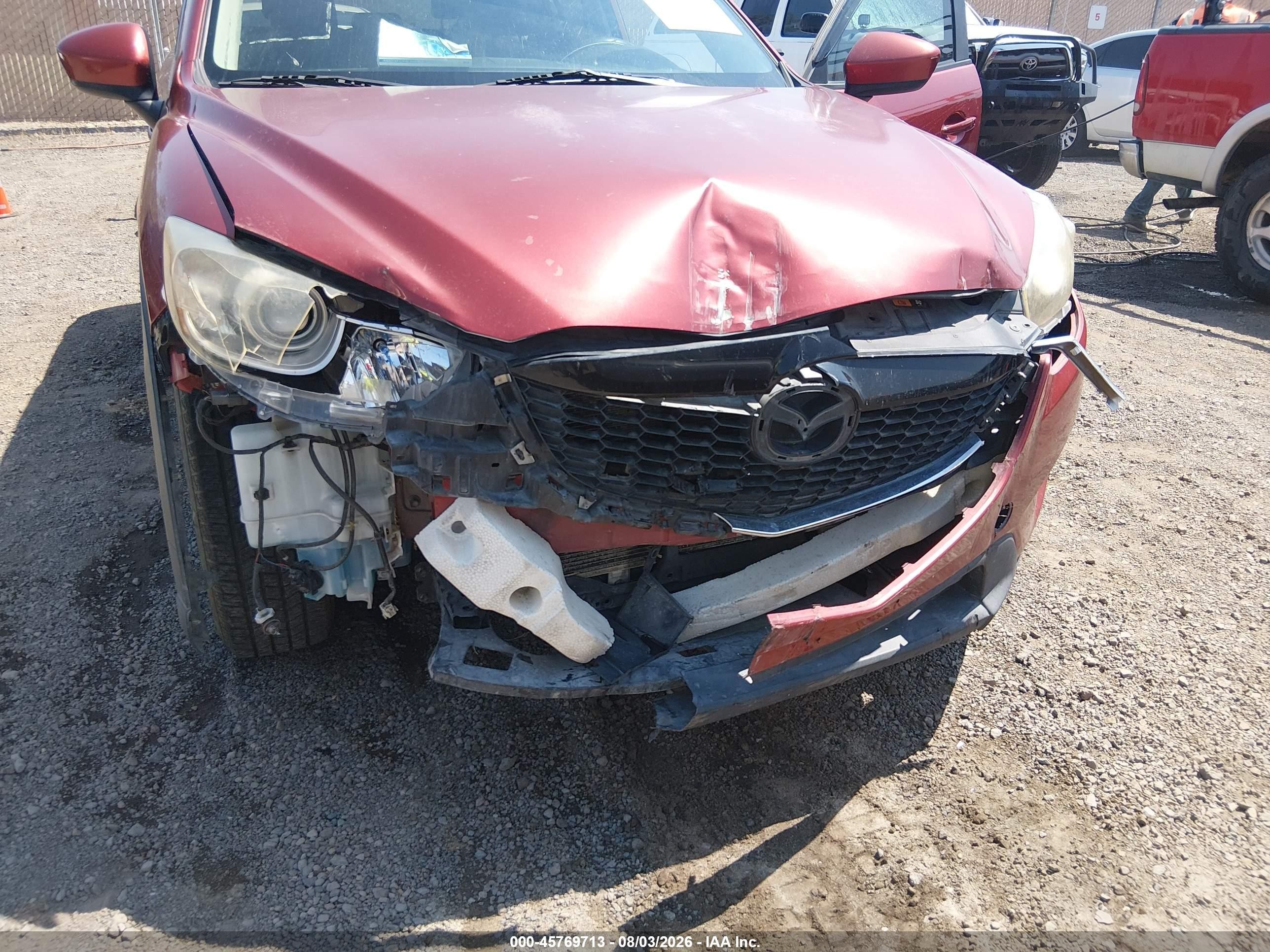 2013 Mazda Cx-5 Touring Red vin: JM3KE2CE4D0152681