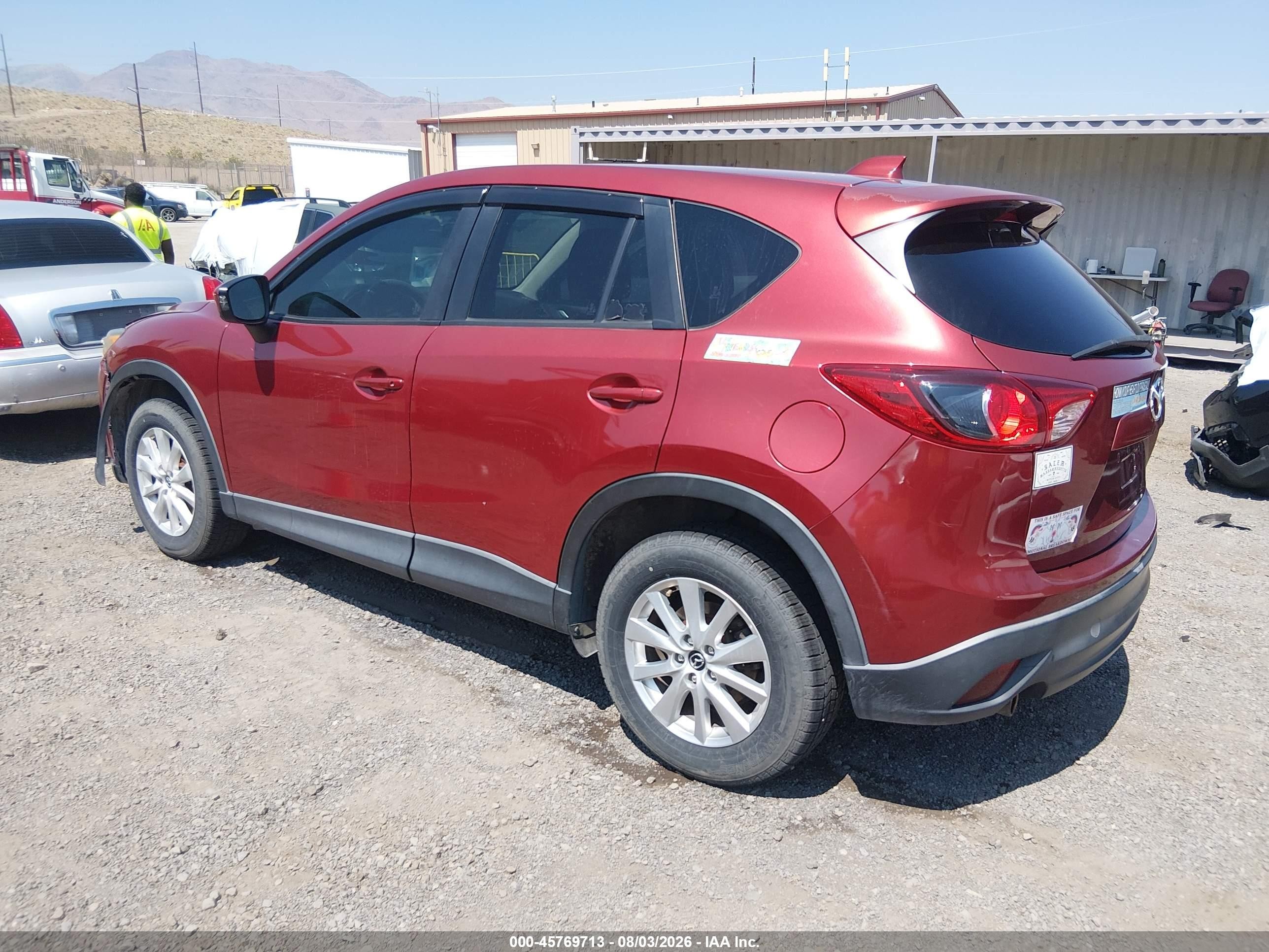 2013 Mazda Cx-5 Touring Red vin: JM3KE2CE4D0152681