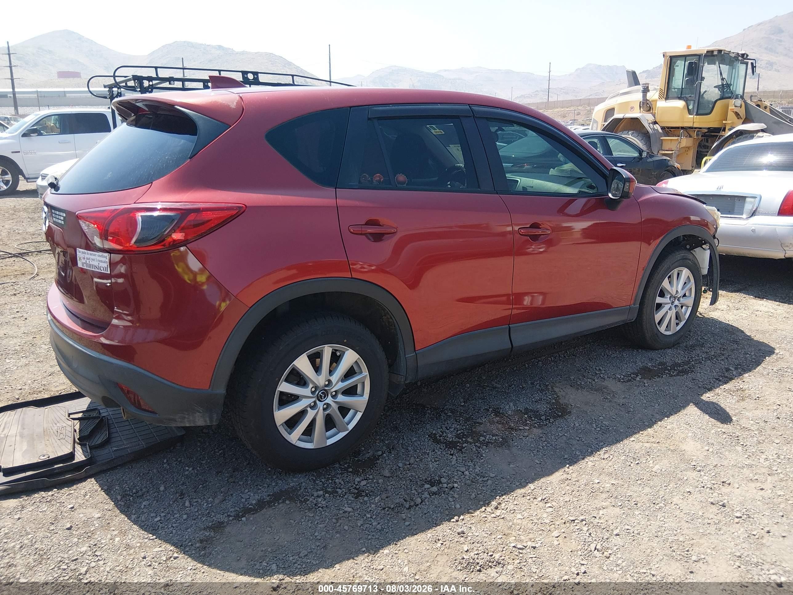 2013 Mazda Cx-5 Touring Red vin: JM3KE2CE4D0152681