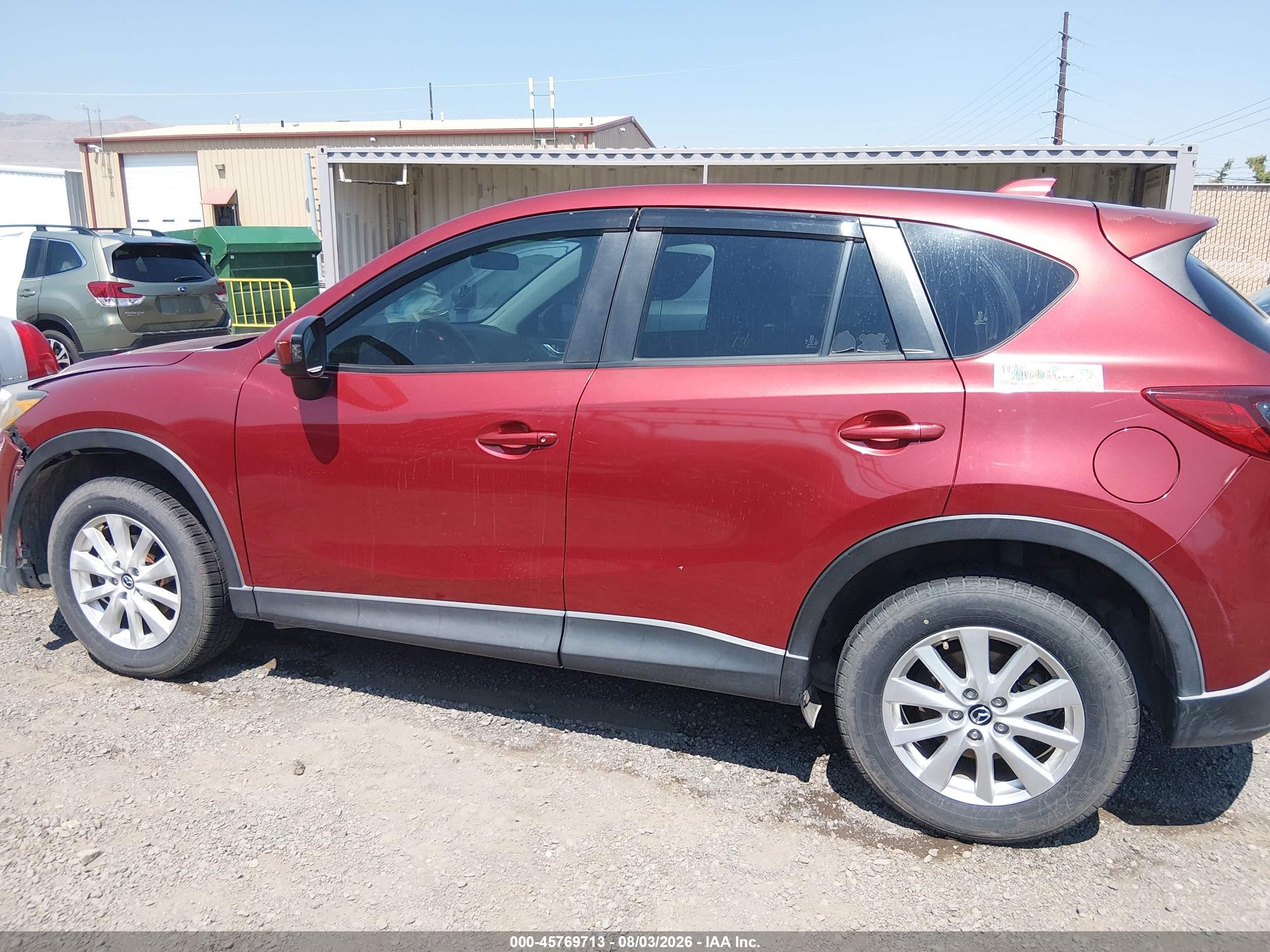 2013 Mazda Cx-5 Touring Red vin: JM3KE2CE4D0152681