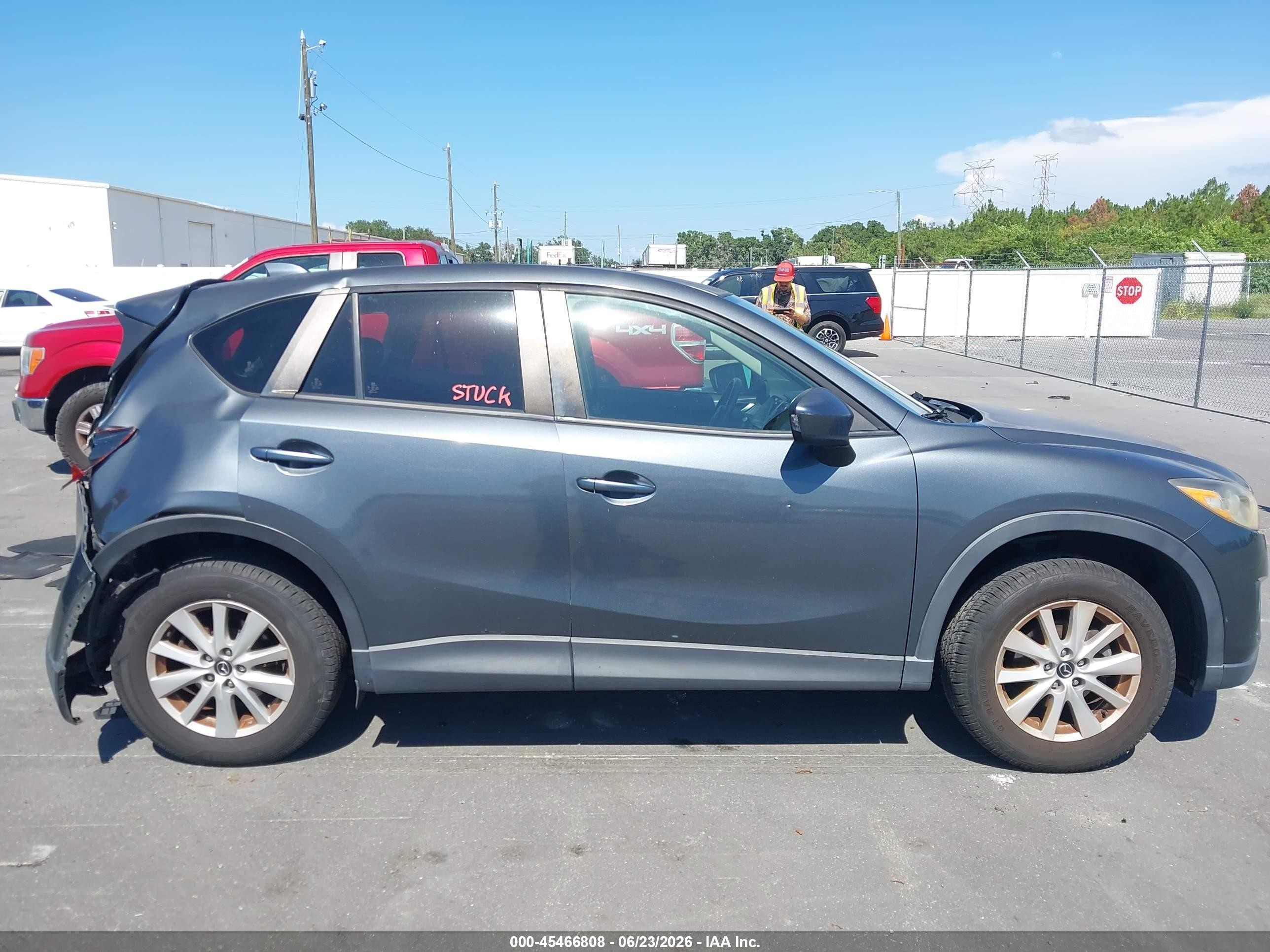 2013 Mazda Cx-5 Touring Gray vin: JM3KE2CE5D0150096