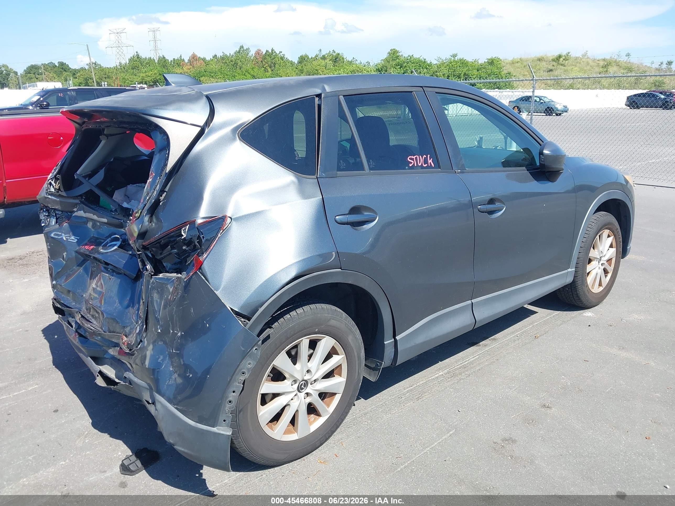 2013 Mazda Cx-5 Touring Gray vin: JM3KE2CE5D0150096