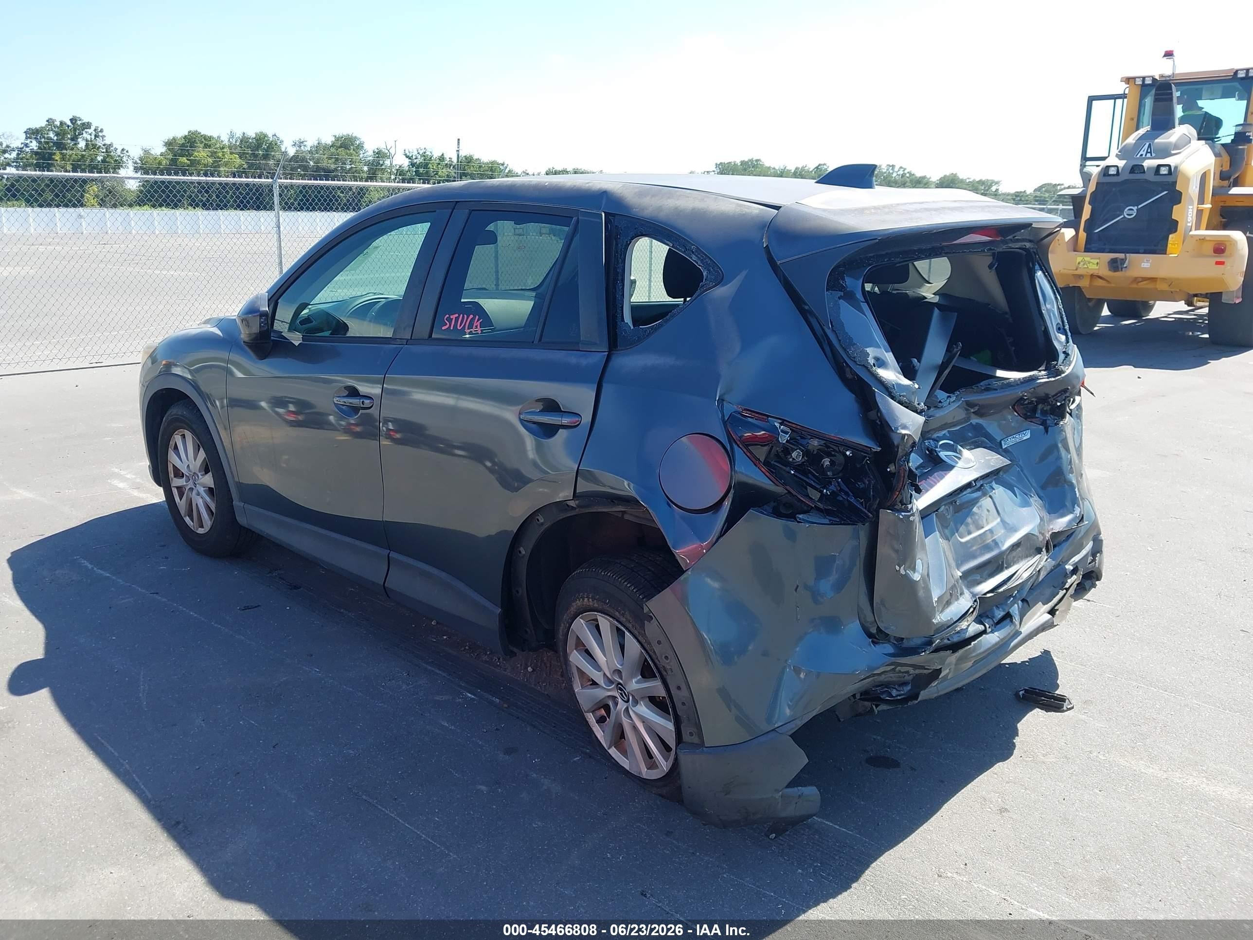 2013 Mazda Cx-5 Touring Gray vin: JM3KE2CE5D0150096